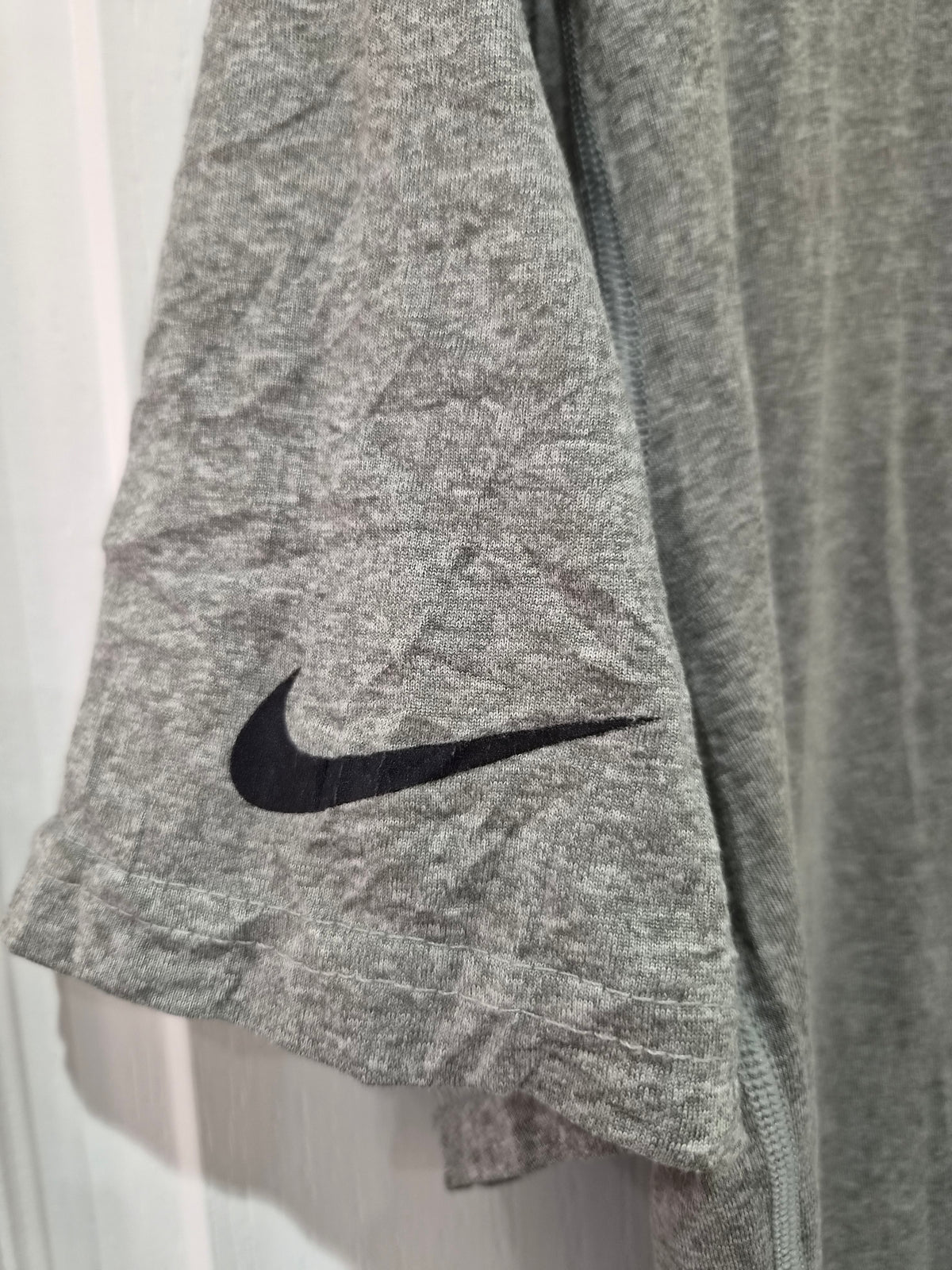 Nike Dri-Fit Carolina Panthers NFL Short Sleeve T Shirt, Grey, Size Large