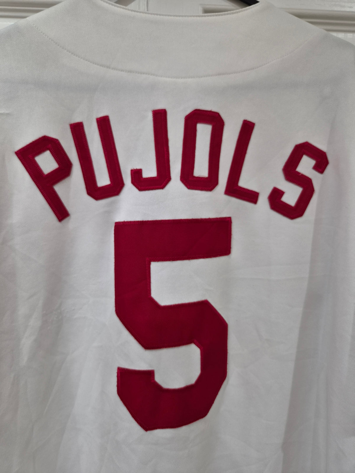 Majestic St Louis Cardinals MLB Baseball Jersey, #5 Pujols, Size XL