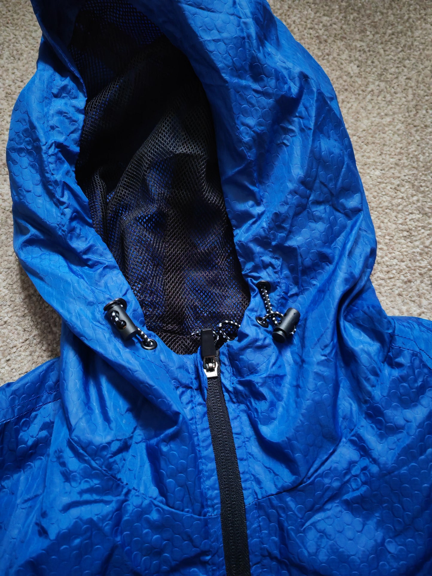 Primark Work Out Lightweight Full Zip Jacket, Blue, Size Medium