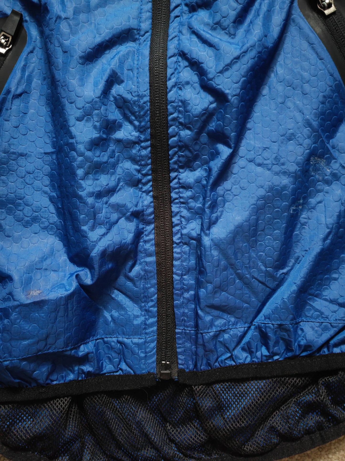 Primark Work Out Lightweight Full Zip Jacket, Blue, Size Medium