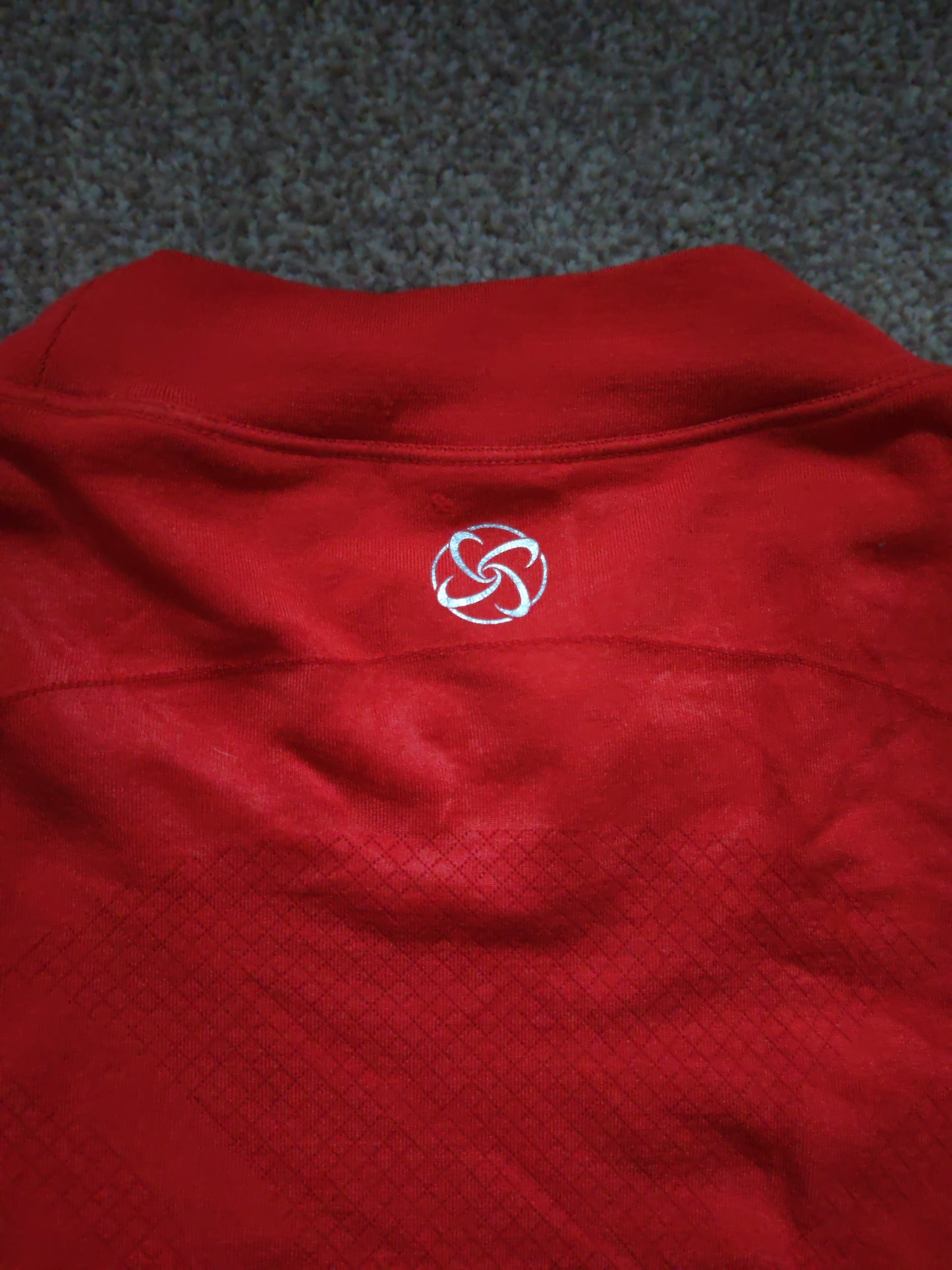 Technolayer Sports Compression Top, Red, Size Medium