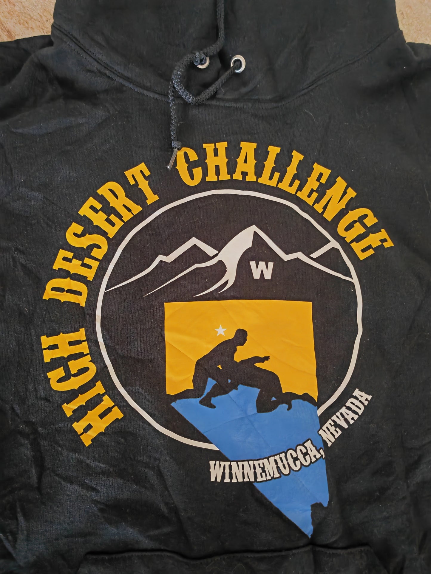 Unbranded (No Label) High Desert Challenge Hoodie, Black, Size Small