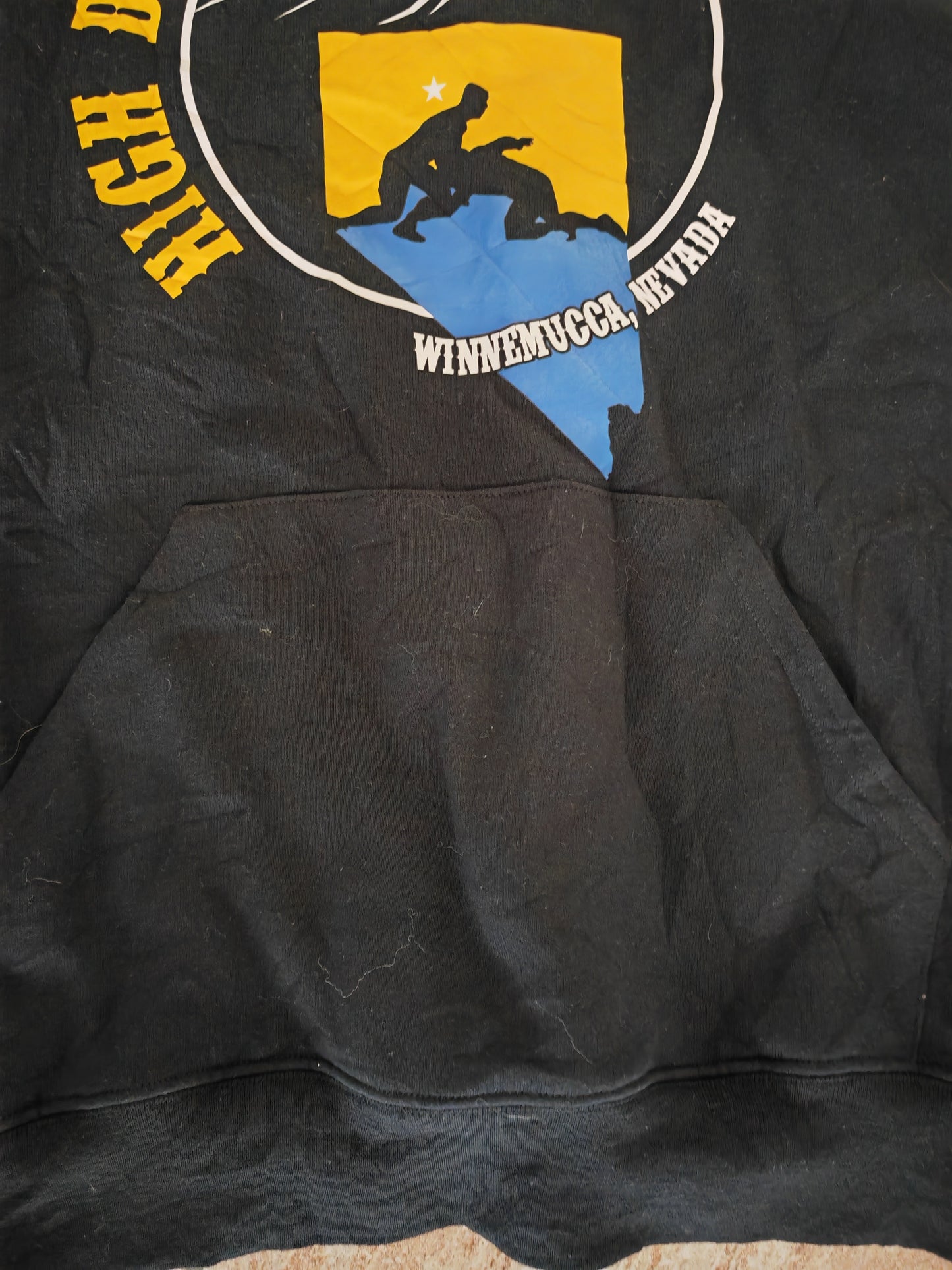 Unbranded (No Label) High Desert Challenge Hoodie, Black, Size Small