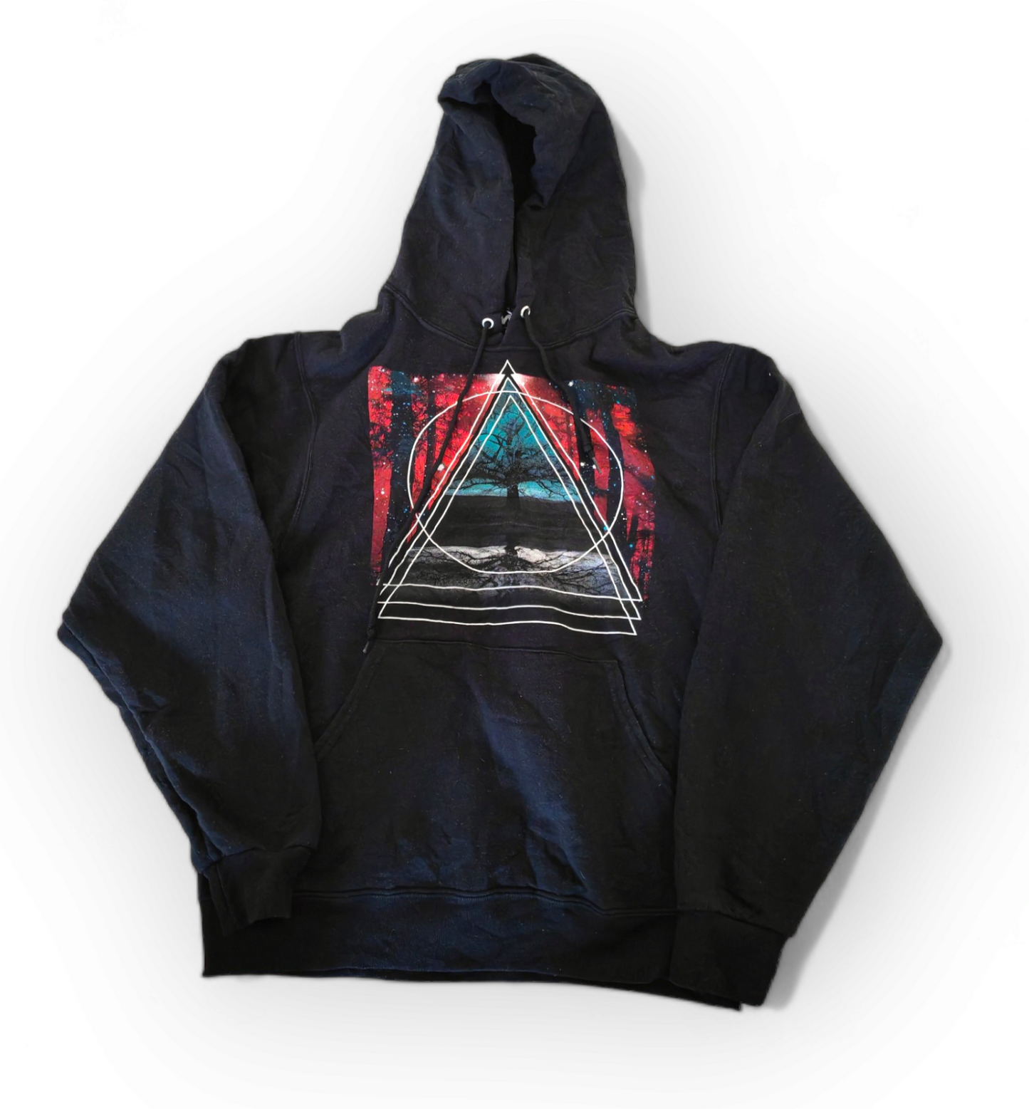 Tony Hawk Branded Pullover Hoodie, Black, Size Small