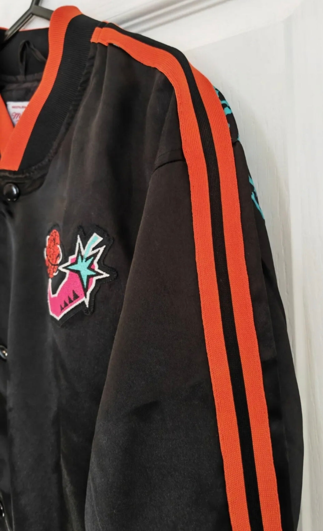Mitchell & Ness San Antonio 1996 NBA All Star Game Jacket, Black, Size Large