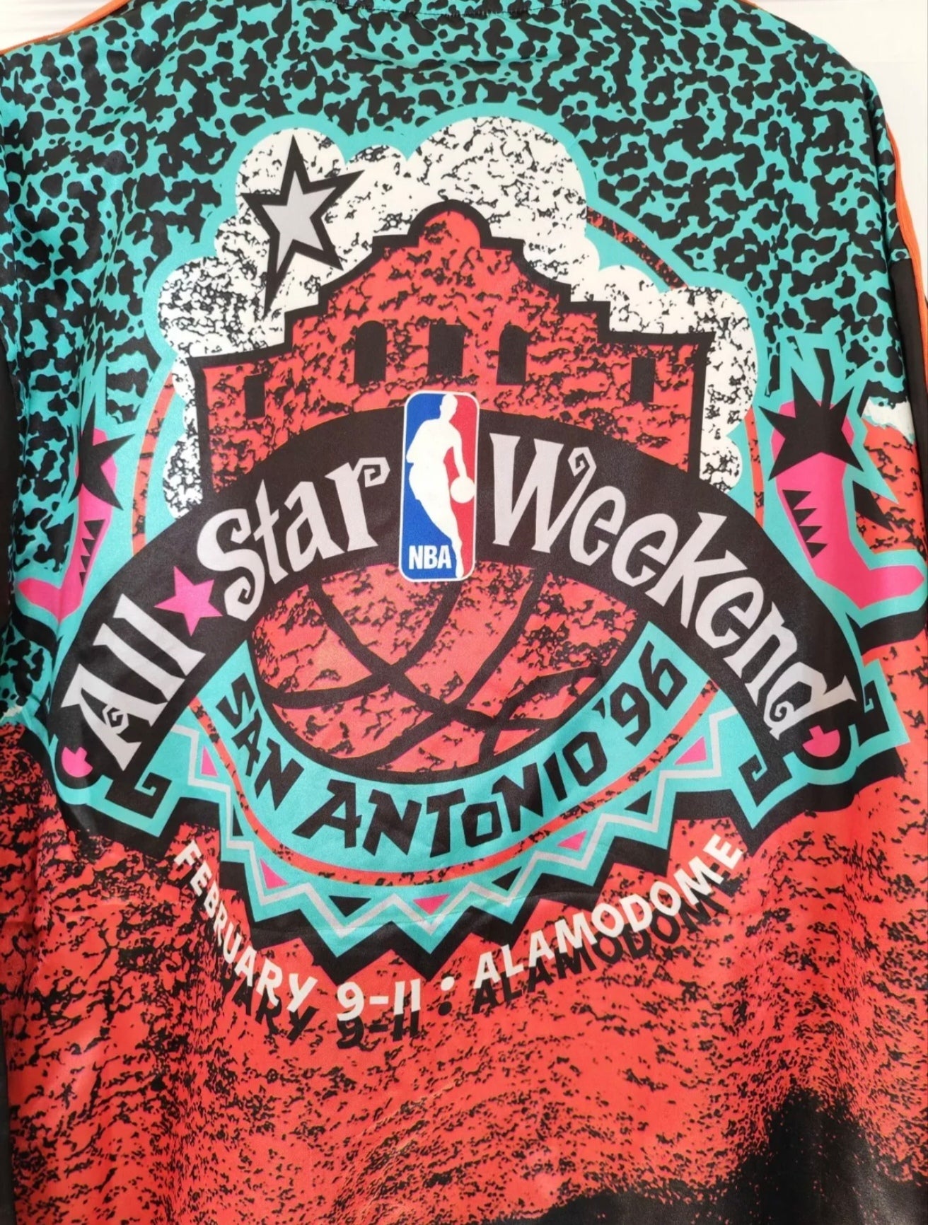 Mitchell & Ness San Antonio 1996 NBA All Star Game Jacket, Black, Size Large