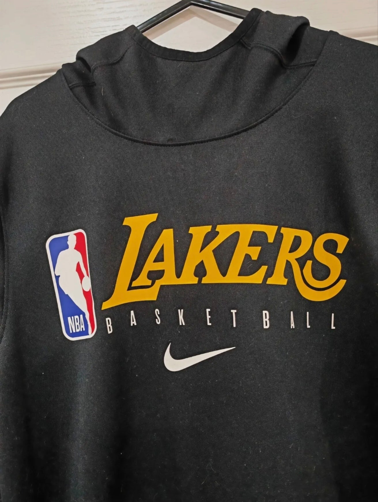 Nike Los Angeles Lakers NBA Basketball Hoodie, Black, Size Small