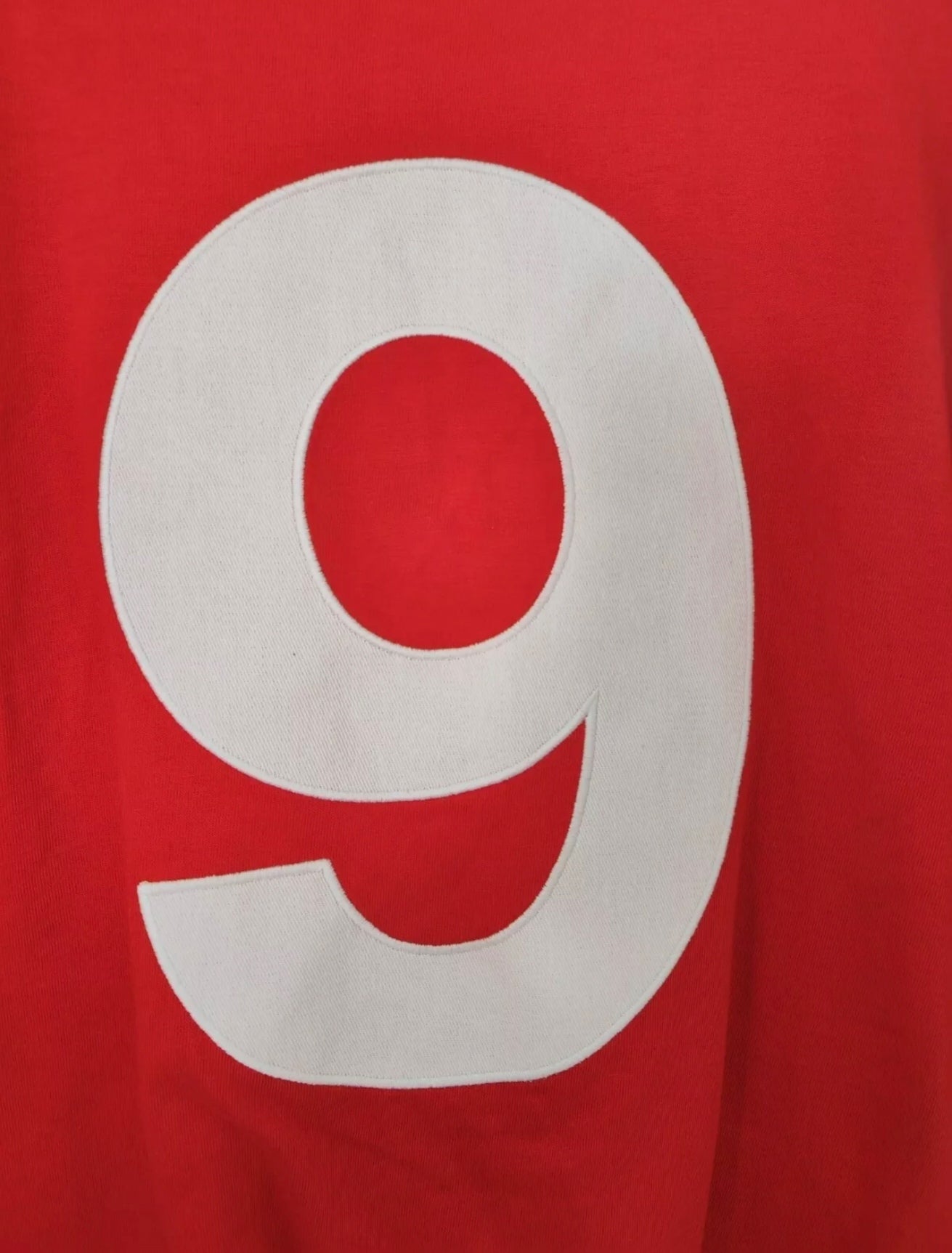 Wales FA 1956-57 Wales V Scotland Remake Shirt, #9, Red, Size Large