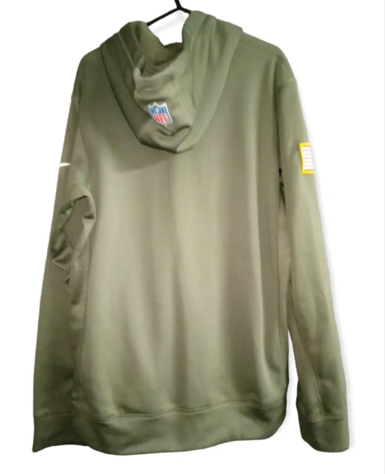 Nike Los Angeles Rams NFL Salute to Service pull over hoodie, camo green, size Small