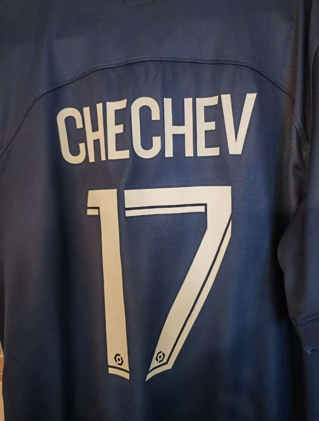Nike Paris Saint-Germain Home Football Shirt, #17 Chechev, Blue, Size Medium