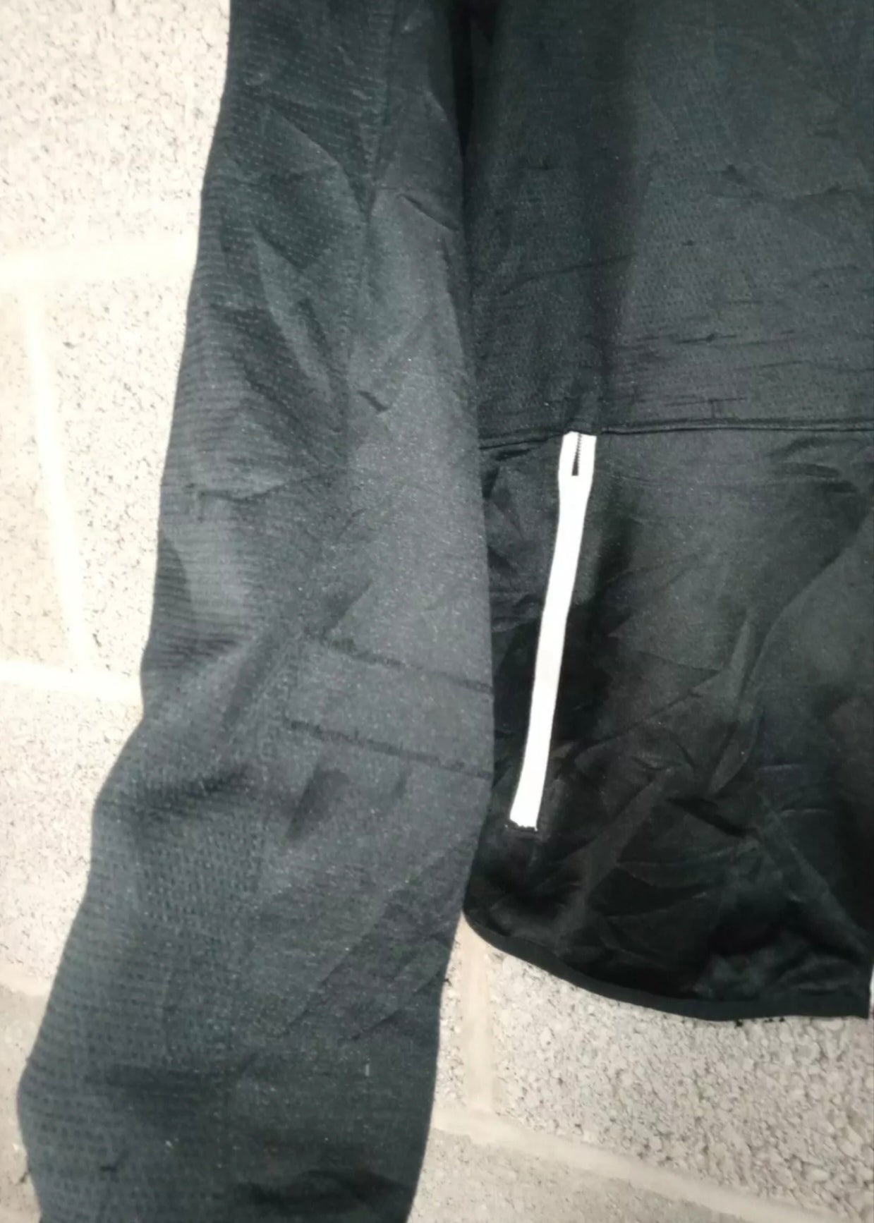 Men's Nike Dri-Fit Oostburg Volleyball full zip track top, black, Size Small