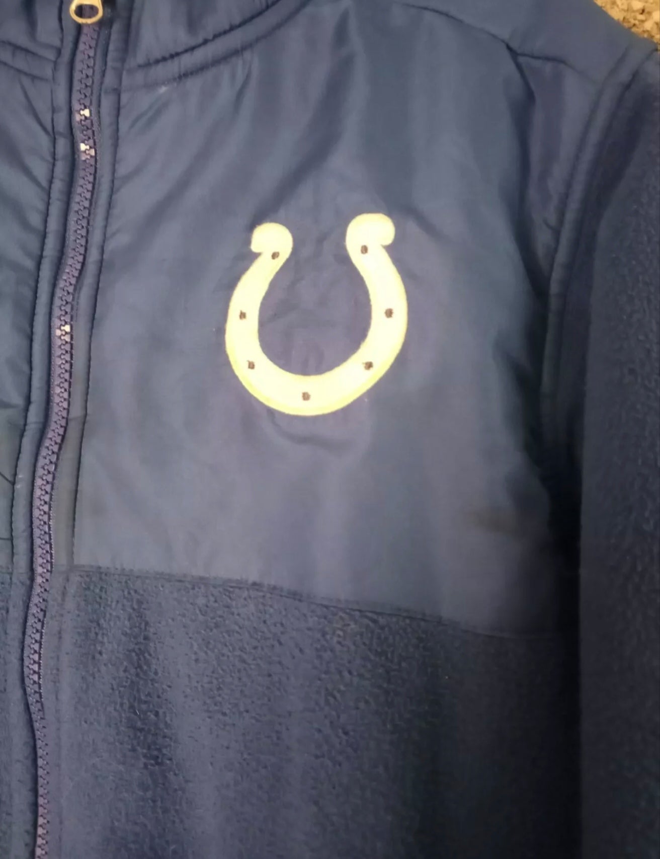 Boy's NFL Apparel Indianapolis Colts full zip jumper, Blue, Size Youth Large
