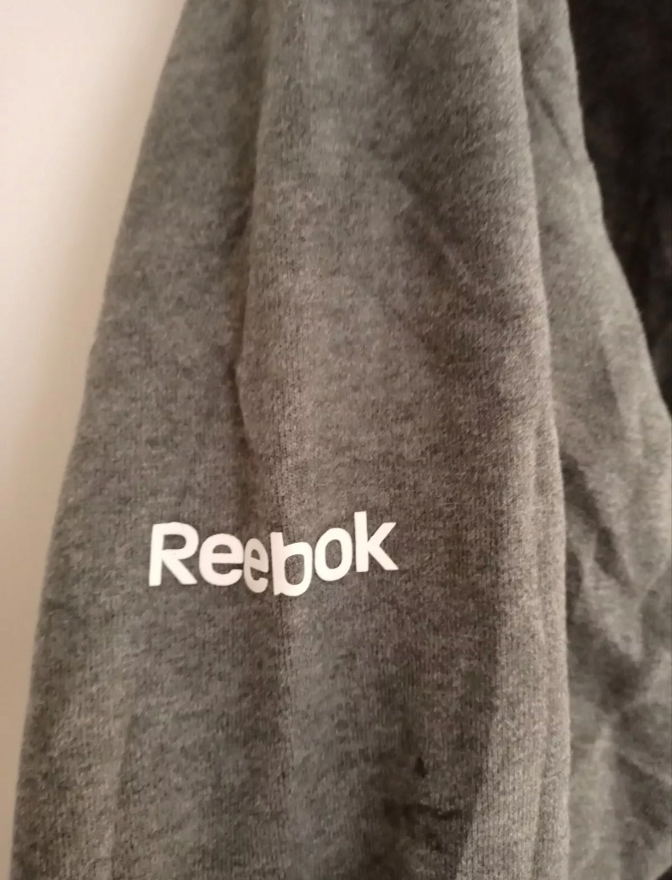 Reebok vintage New England Patriots sideline oversized hoodie, grey, size Small