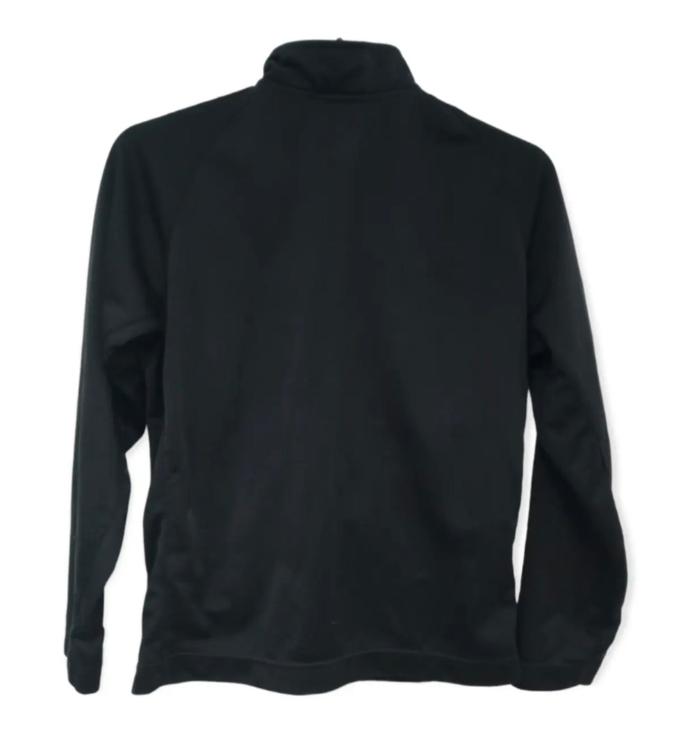 Youth Girl's Nike UM Women's Soccer full zip tracksuit top, black, size Youth XL