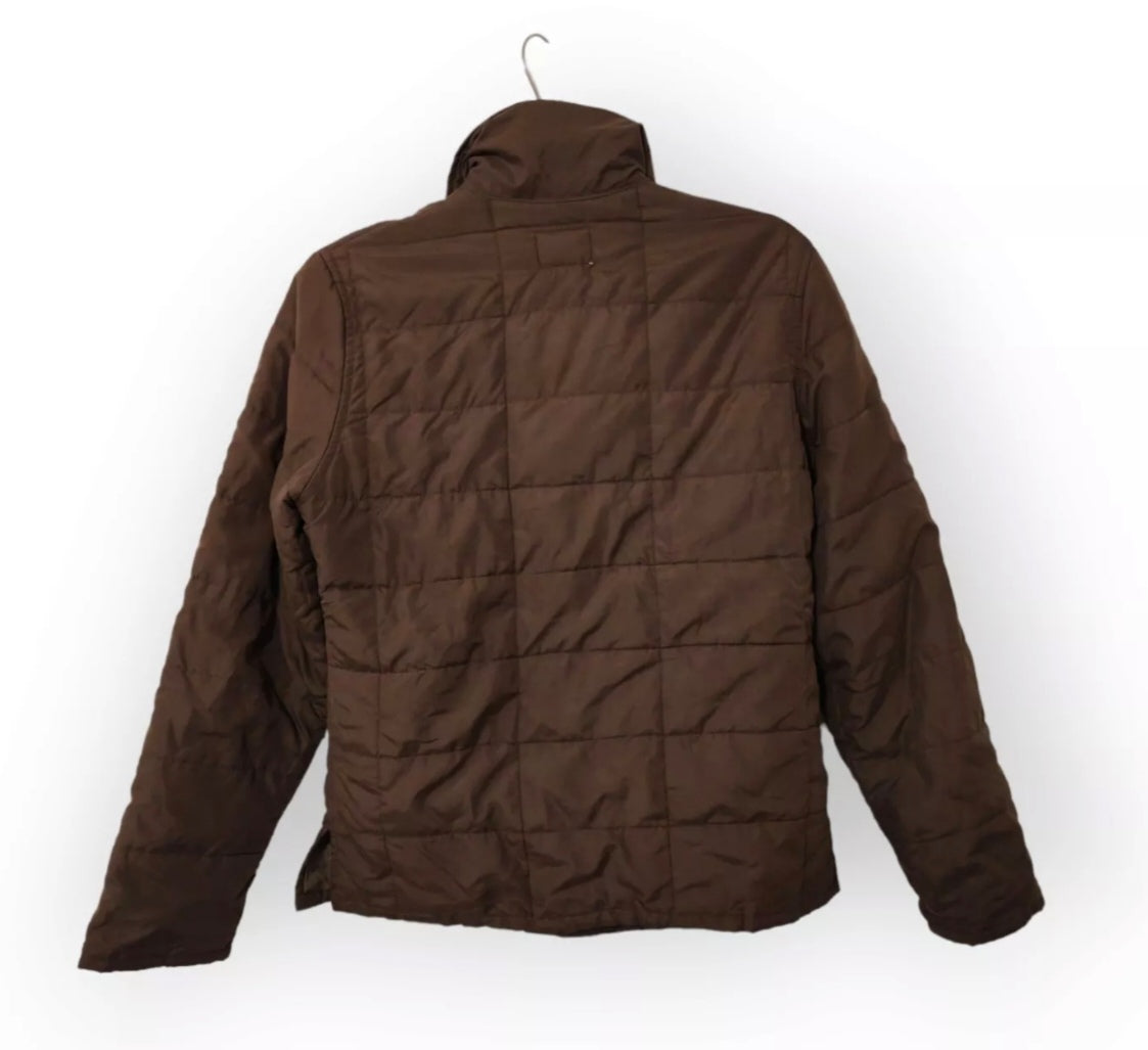 Women's Calvin Klein Lightly Padded Coat, Brown, Size Medium