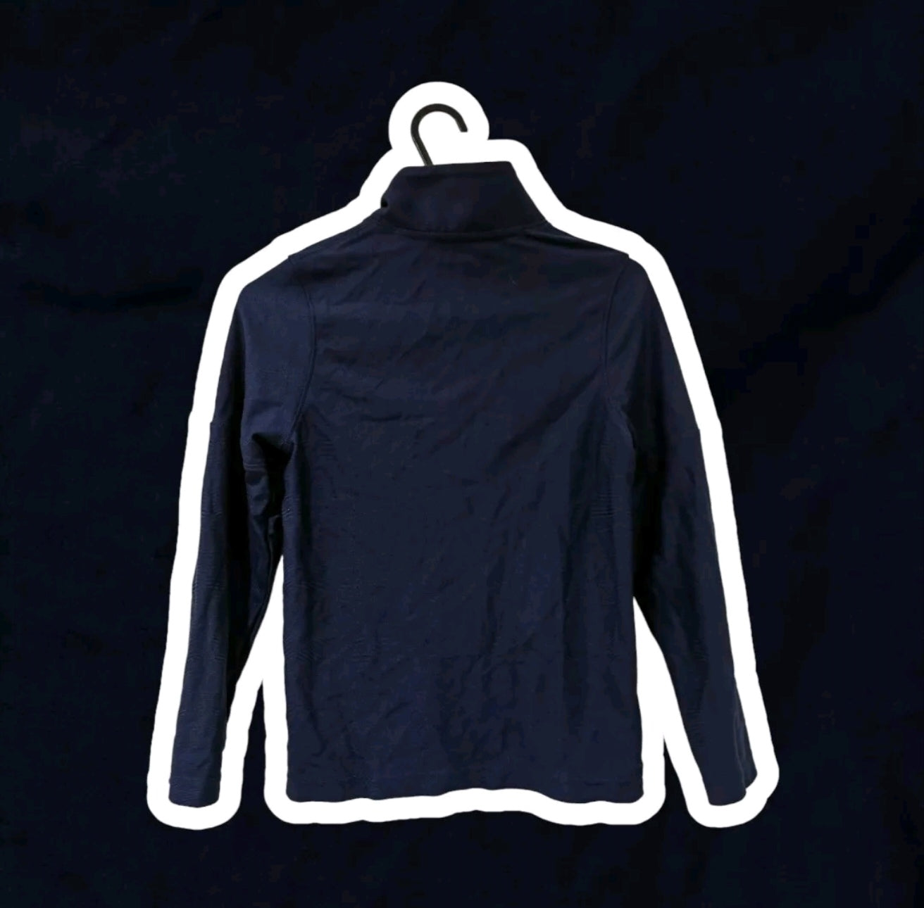 Youth Under Armour Full Zip Track Top, Navy Blue, Size YS