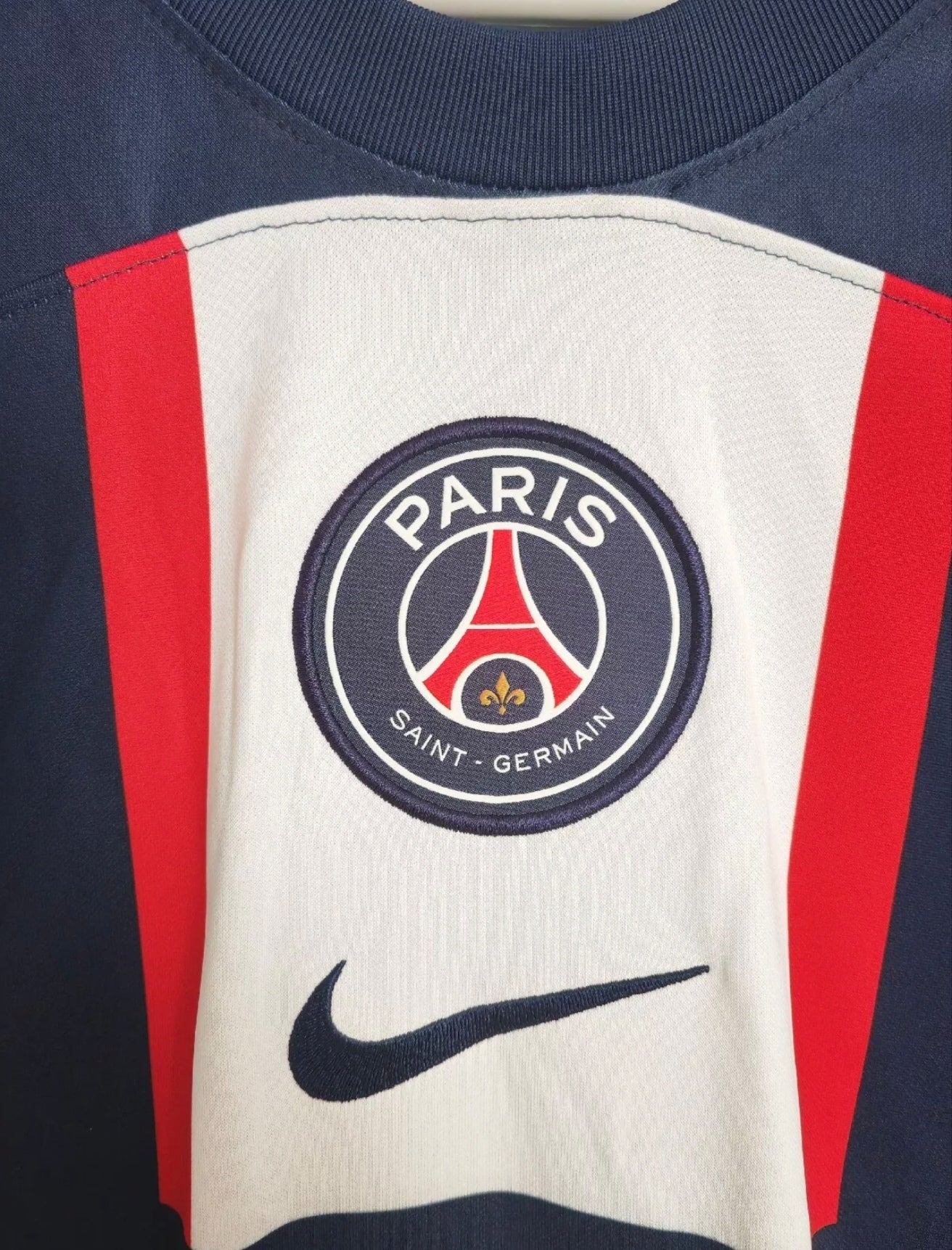 Official Nike Paris Saint Germain Shirt, Navy, Size XL