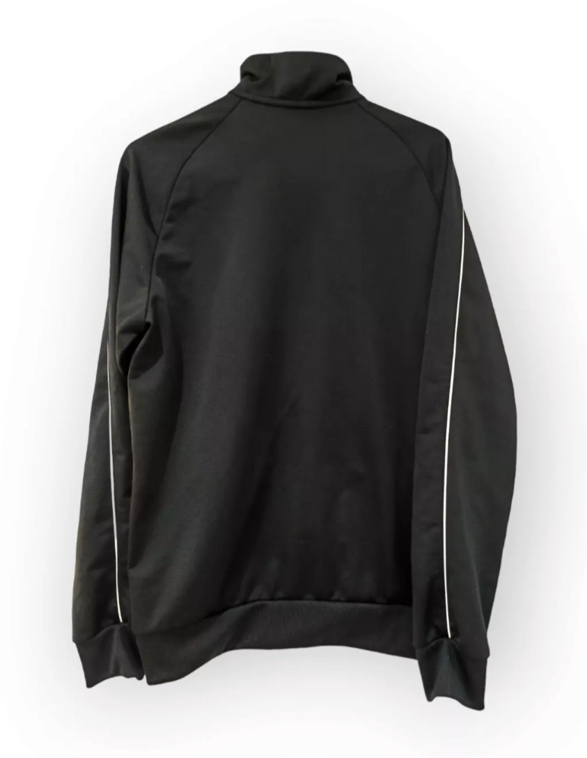 Youth Adidas Full Zip Tracksuit Top, Black, Size 13-14 Years