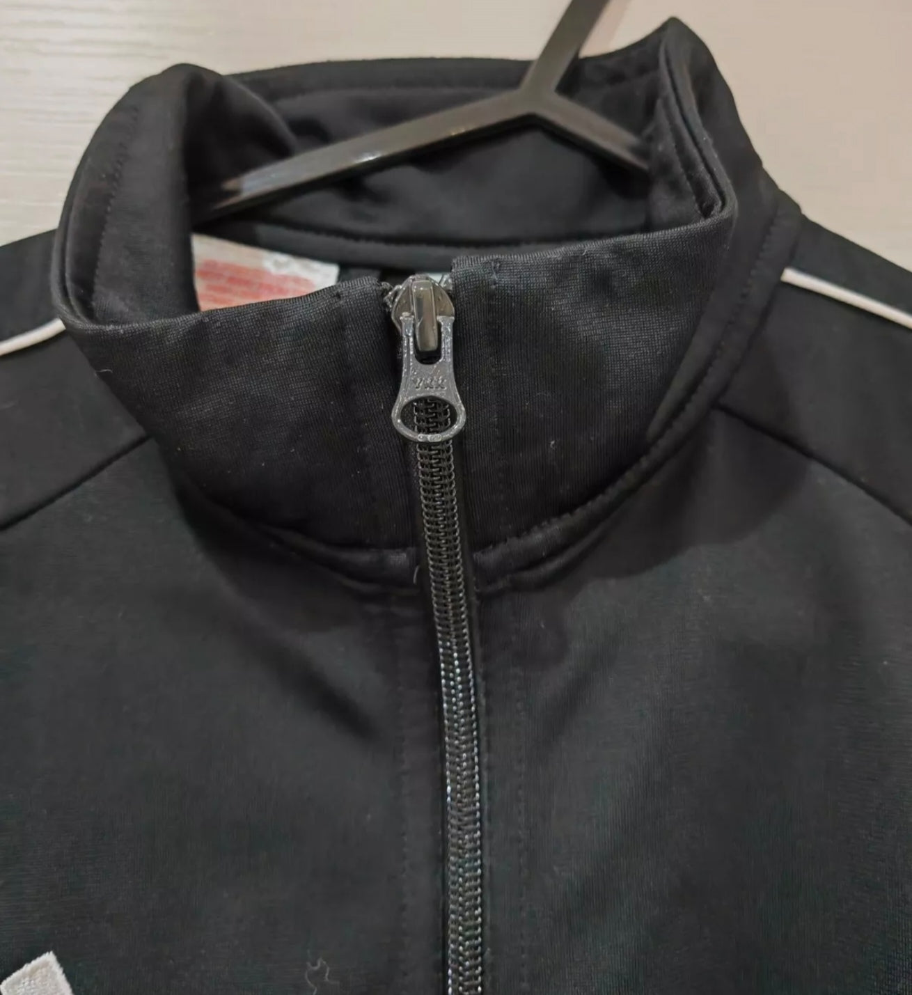 Youth Adidas Full Zip Tracksuit Top, Black, Size 13-14 Years