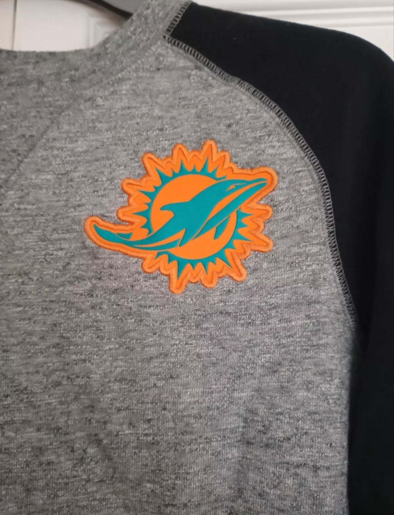 Nike Miami Dolphins sweatshirt, grey/black, size Medium