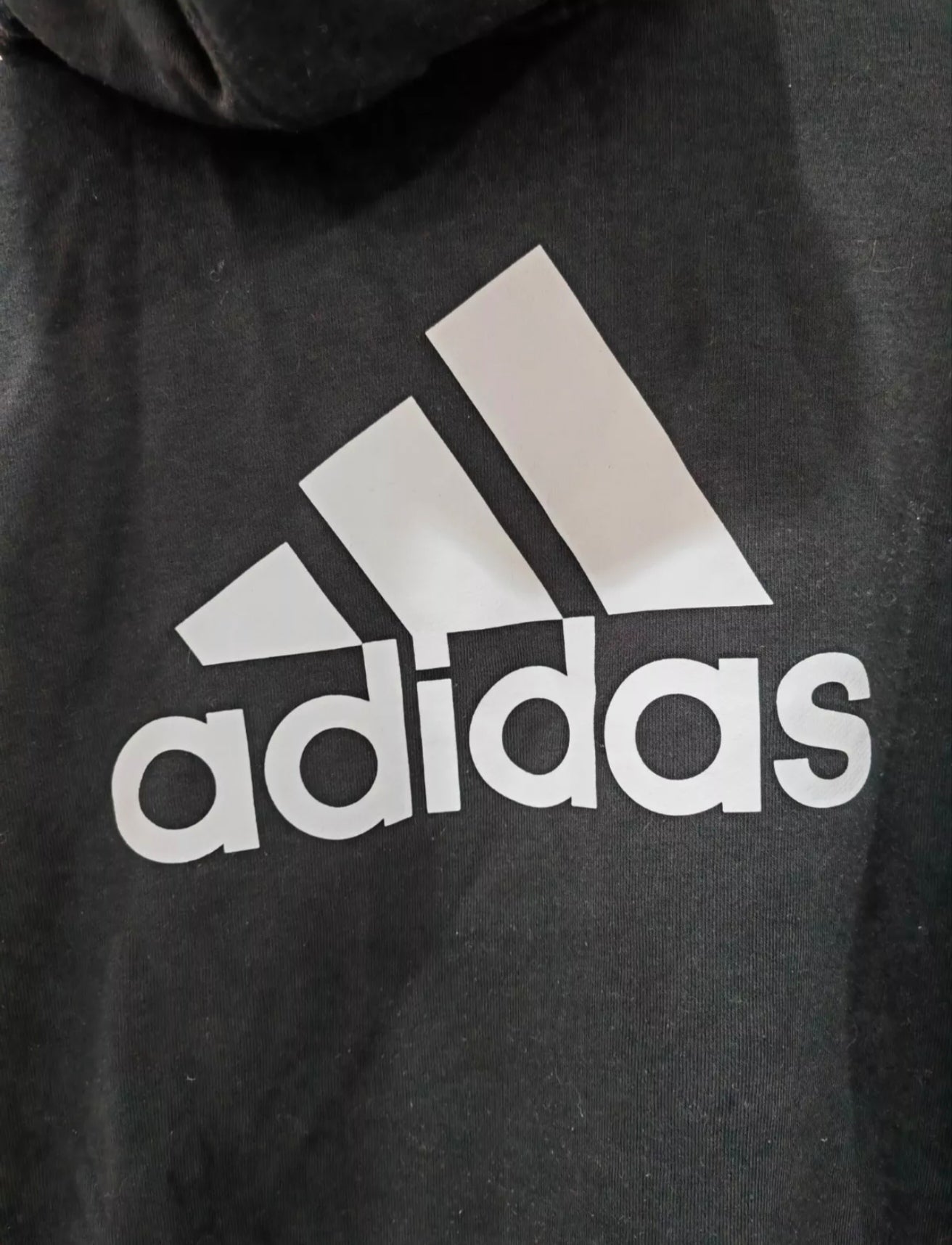 Youth Adidas Full Zip Hoodie, Black, Size 13-14 Years