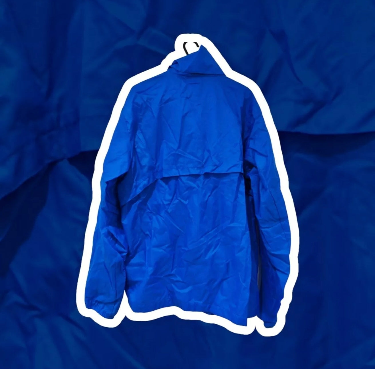 Puma Tranmere Rovers Full Zip, Hooded Rain Coat, Blue, Size Medium