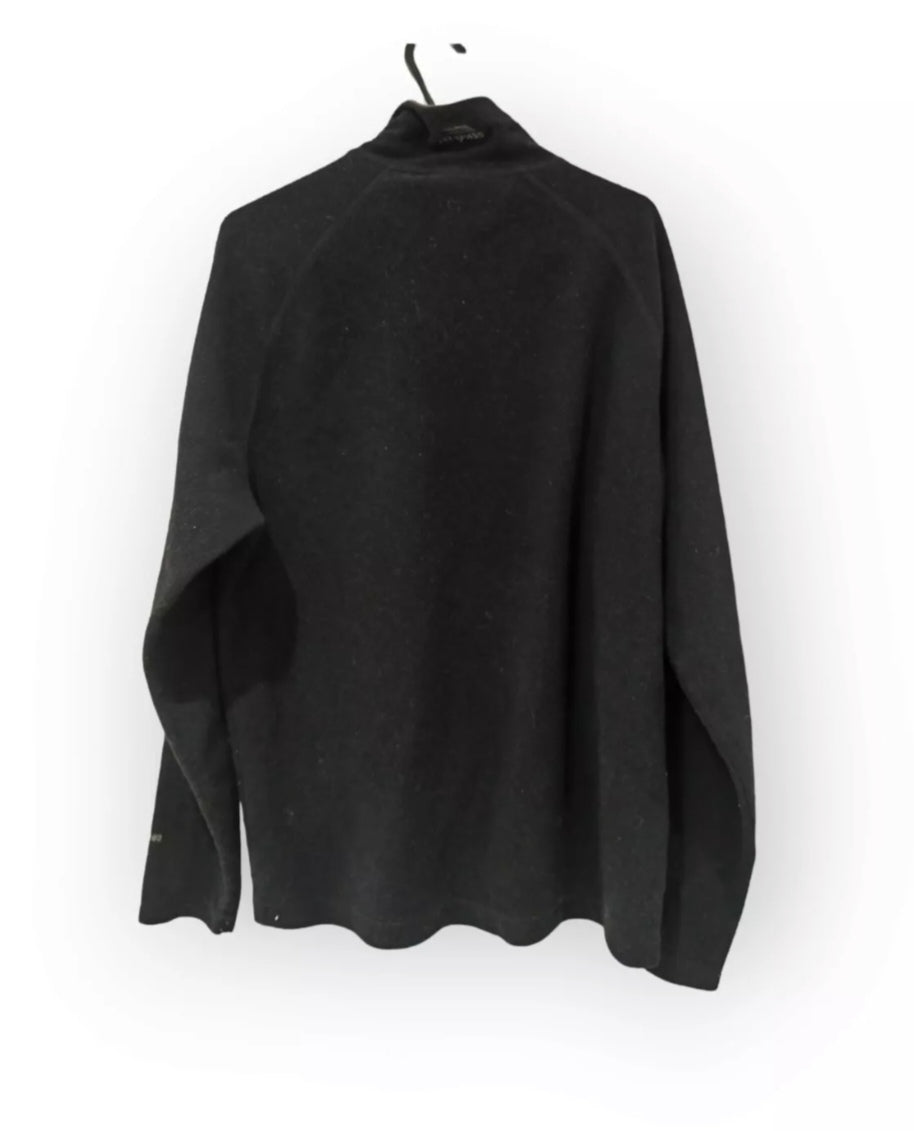 Trespass Long Sleeve 1/4 Zip Jumper, Black, Size Small