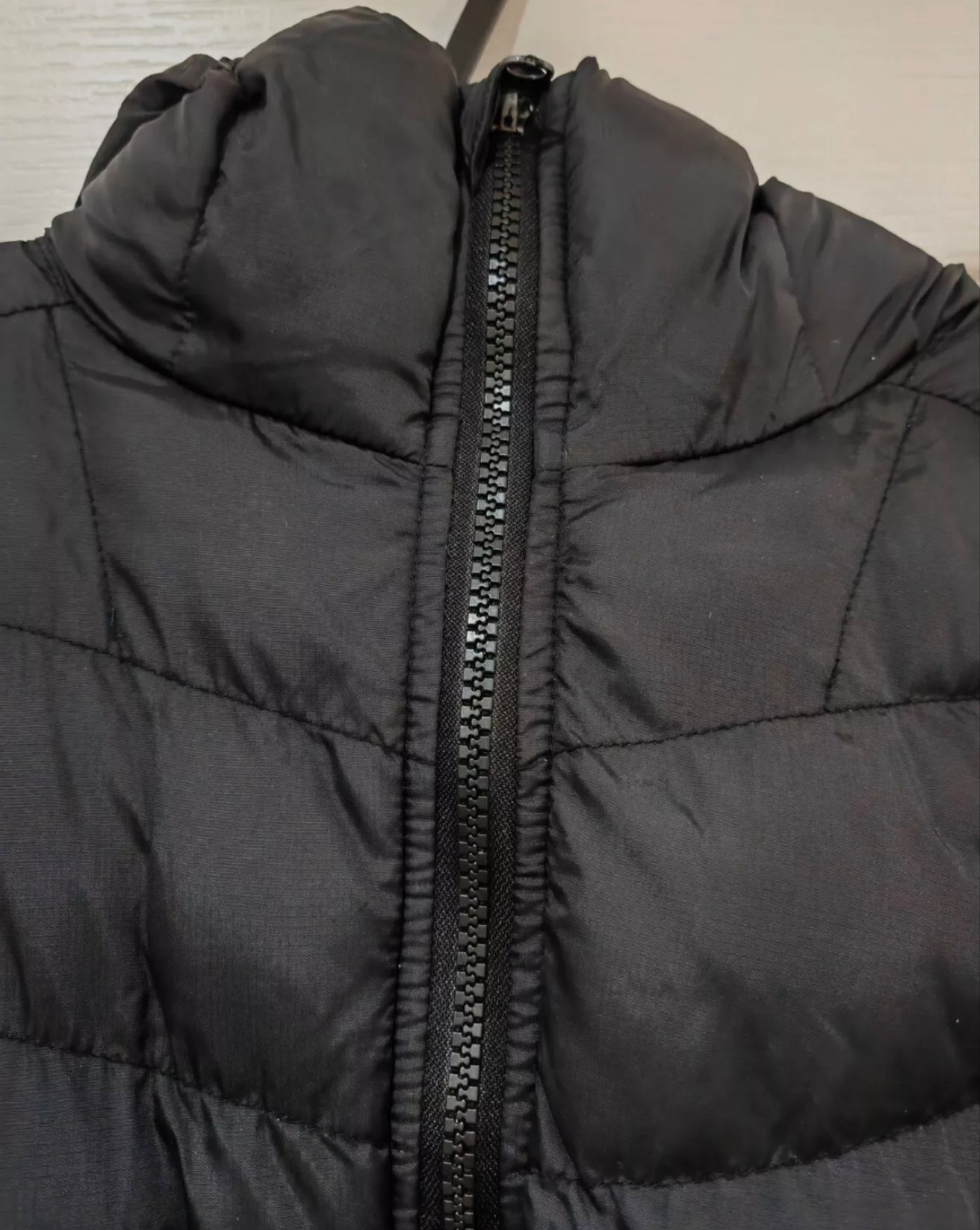 Boys Mountain Elite Full Zip, Hooded Puffer Coat, Black, Size 8-9 Years