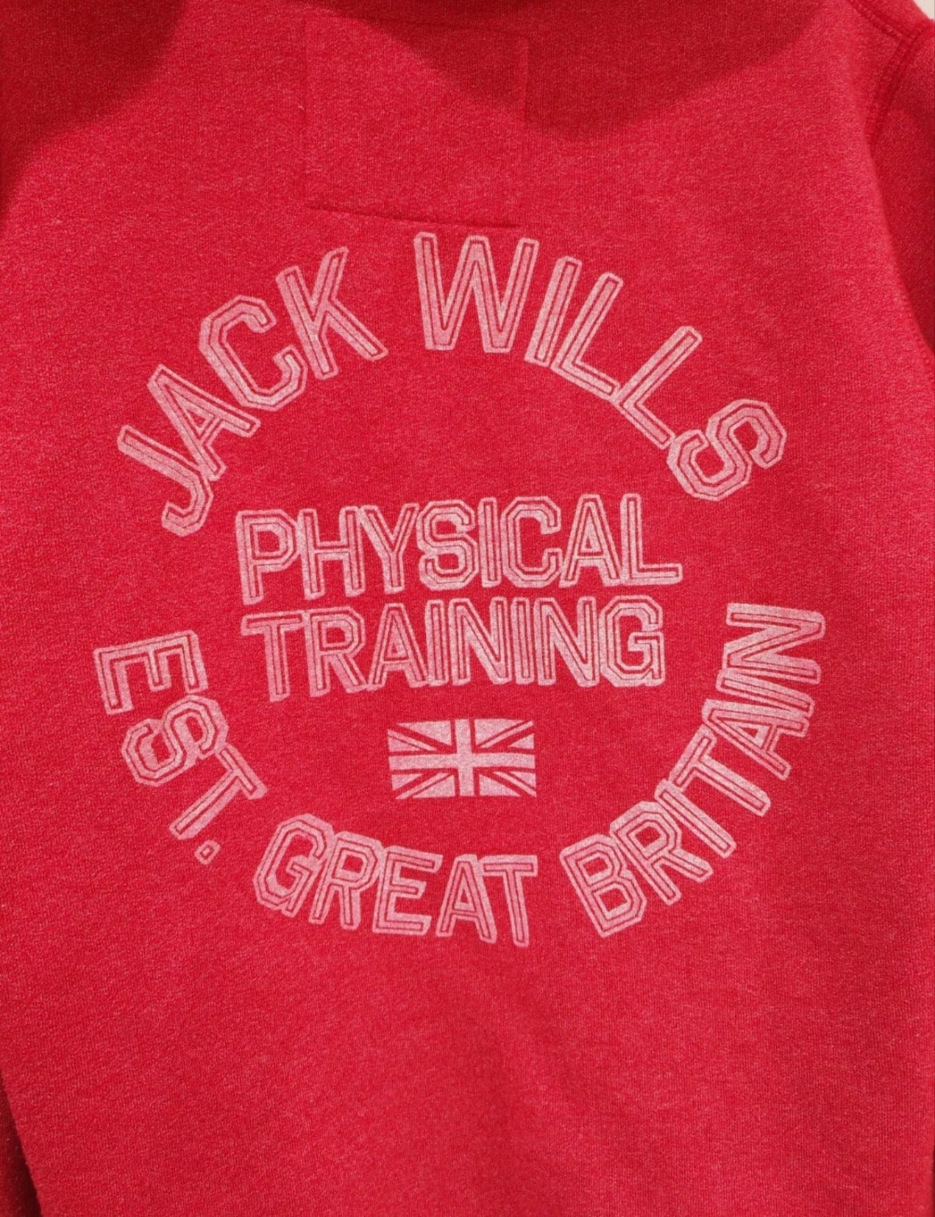 Women's Jack Wills Pullover Hoodie, Pink, Size 10