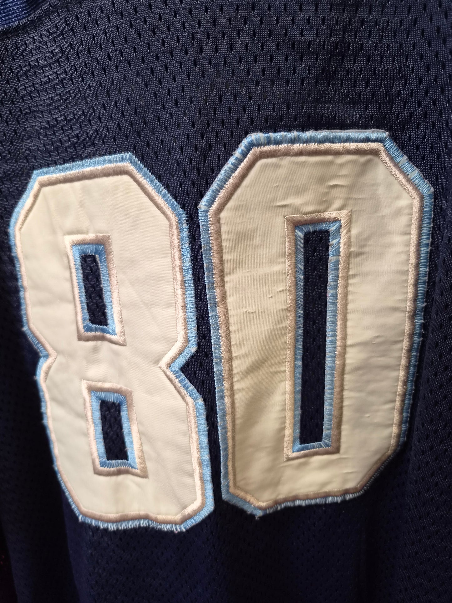 212 NYC American Football Style Jersey, #80, Navy, Size XXXL
