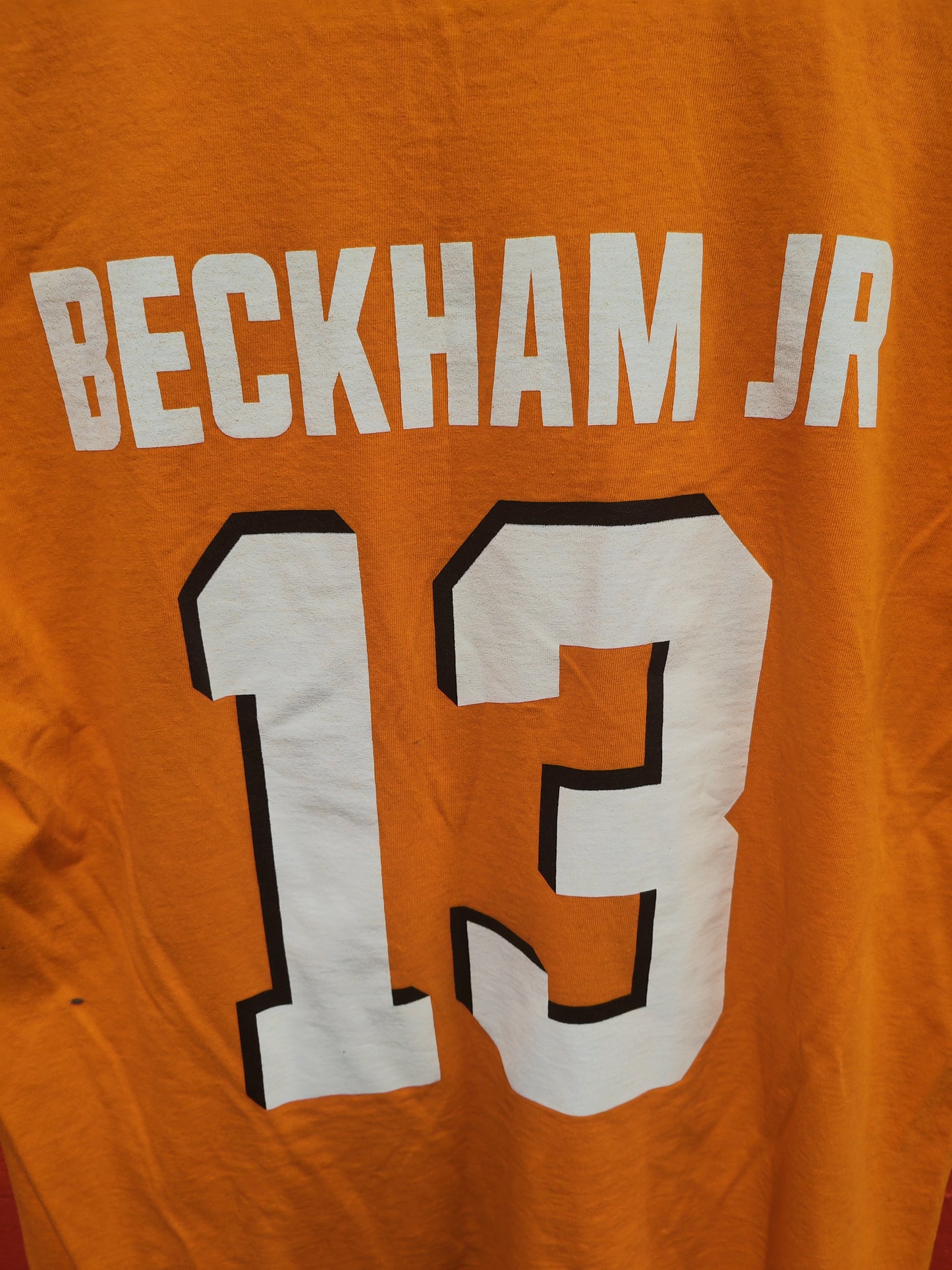 NFL Apparel Cleveland Browns Short Sleeve Player T Shirt, #13 Beckham Jr, XS