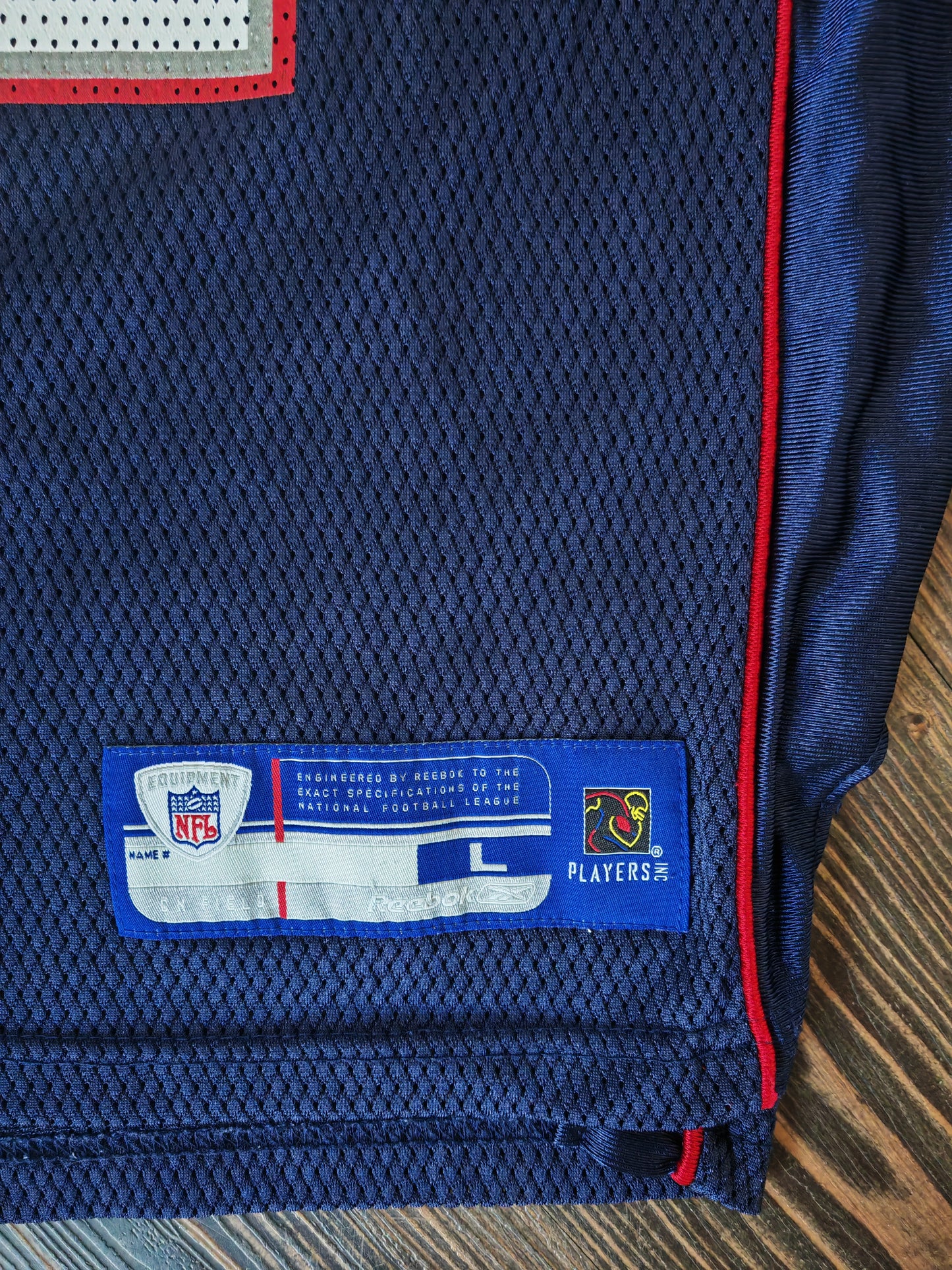 Reebok New England Patriots NFL Jersey, #12 Brady, Navy, Size Large