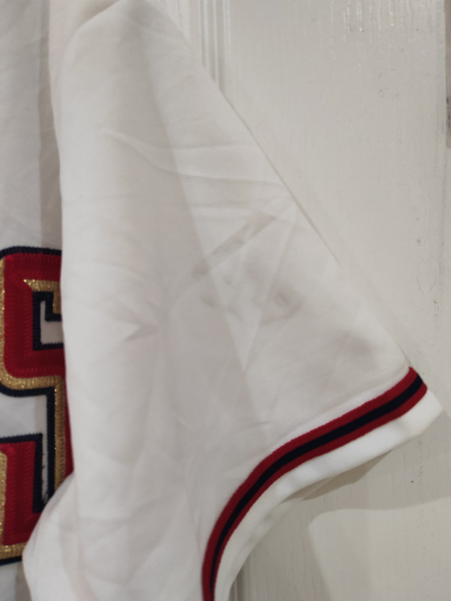 Majestic Washington Nationals MLB Baseball Jersey, White, Size Large