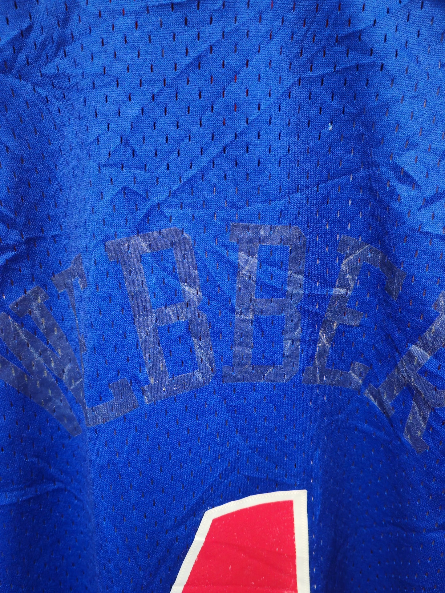 Mitchell & Ness Washington Bullets NBA Jersey, #4 Webber, Size Large