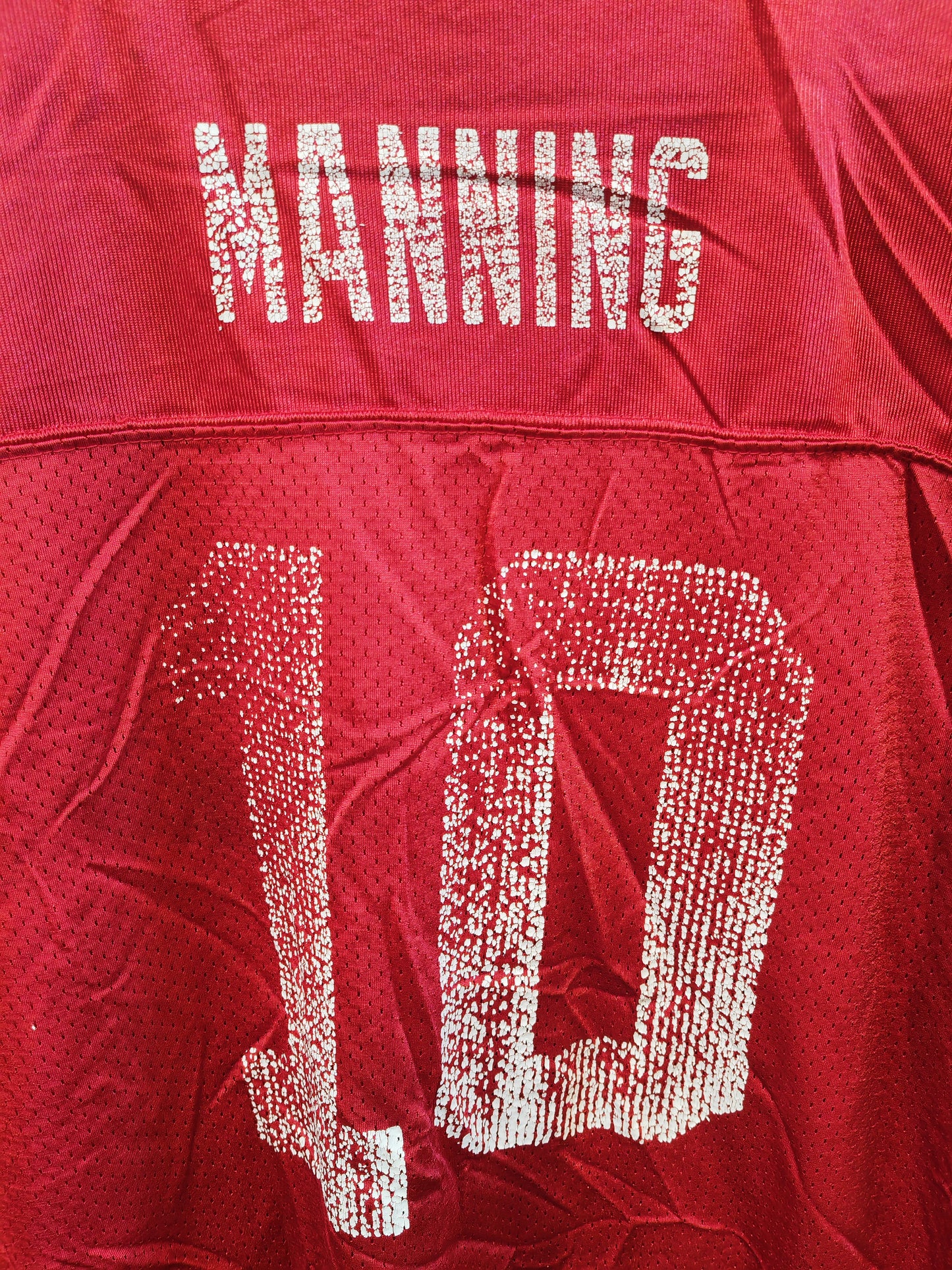 Youth Reebok New York Giants NFL Jersey, #10 Manning, Red, Size YXL