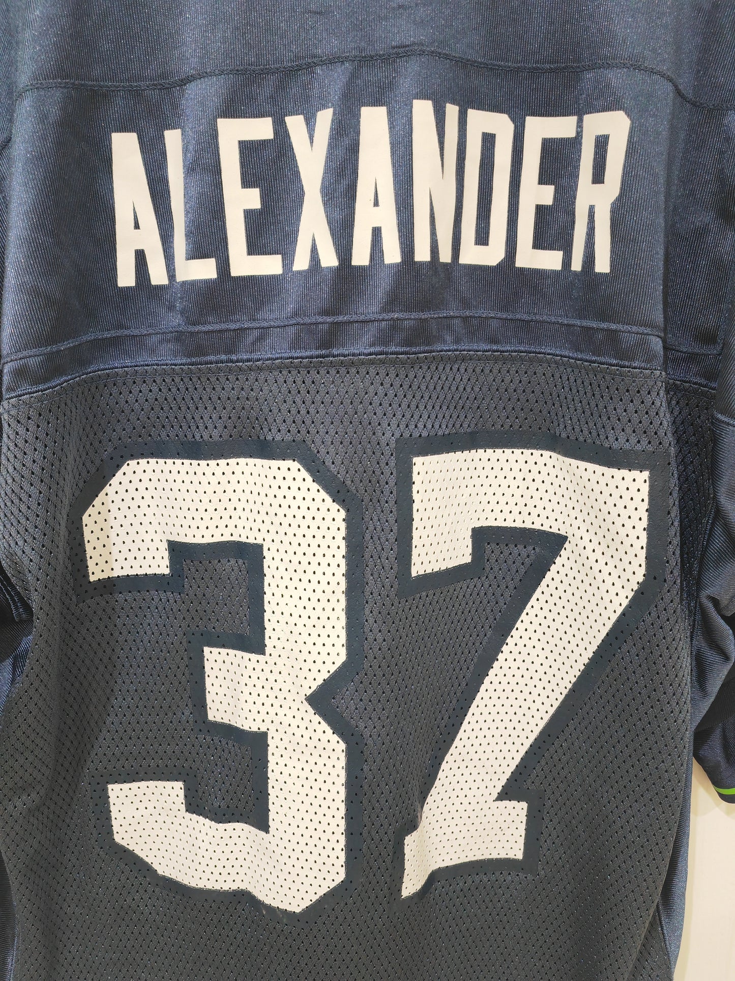 Reebok Seattle Seahawks NFL Jersey, #37 Alexander, Blue/Grey, Size Medium