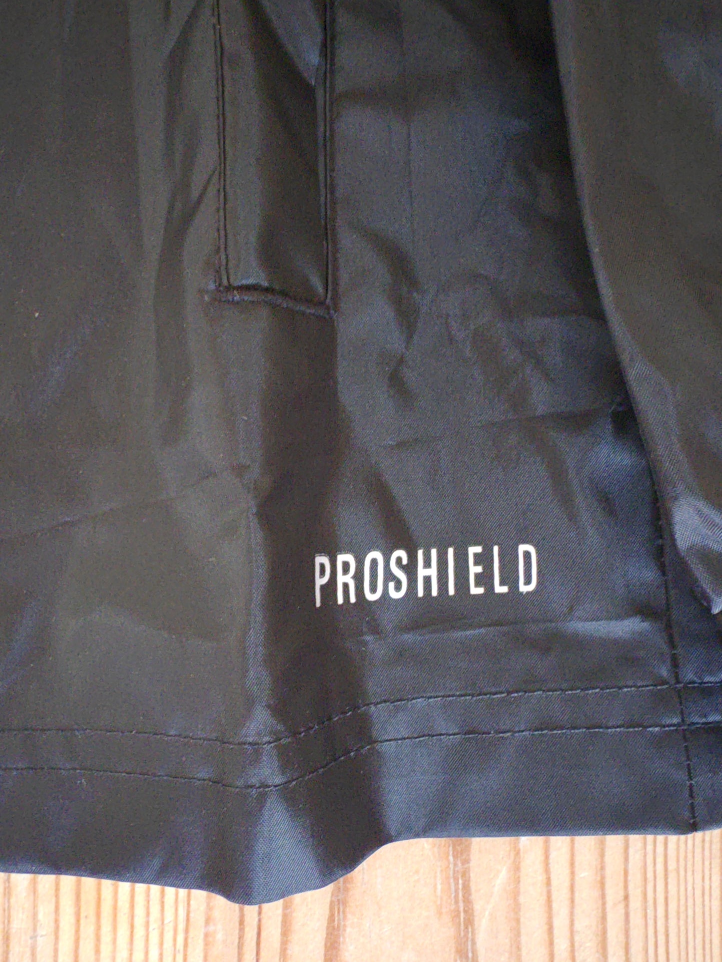 Youth Mitre Proshield Full Zip, Hooded Rain Coat, Black, Size YM
