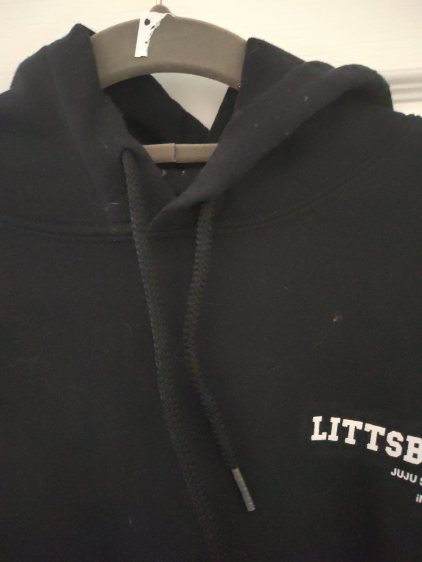 Team JuJu Littsburgh JuJu Smith Schuster Pullover Hoodie, Black, Size Medium