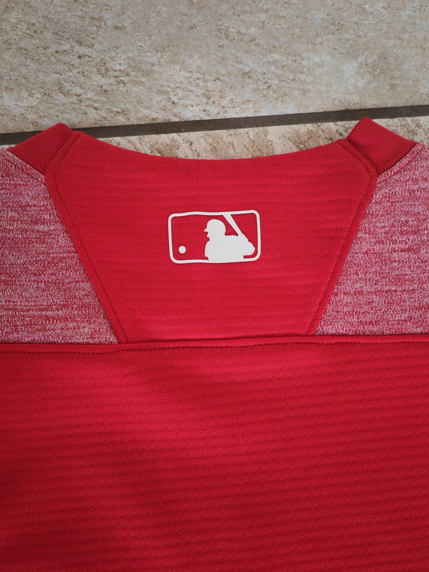 Majestic Therma Base St Louis Cardinals MLB Sweatshirt, Red, Size Small