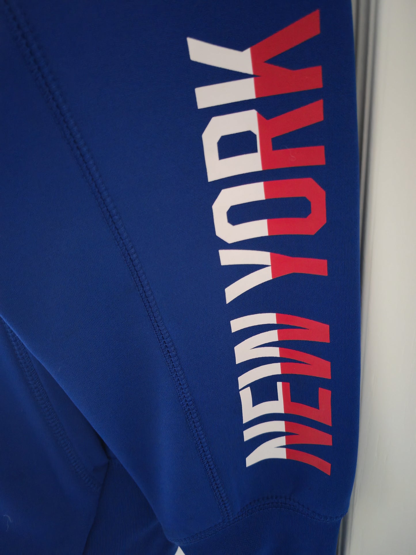 Nike New York Giants NFL Full Zip Hoodie, Blue, Size Medium