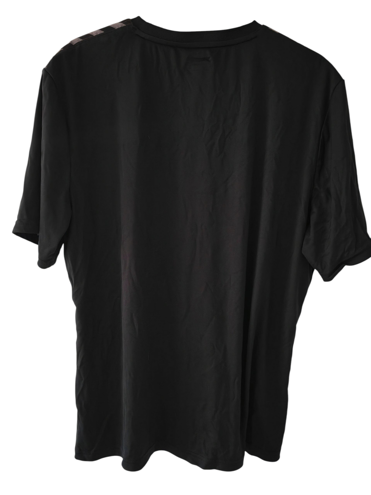 Hummel Everton FC Shirt Sleeve Training Shirt, Black, Size XL