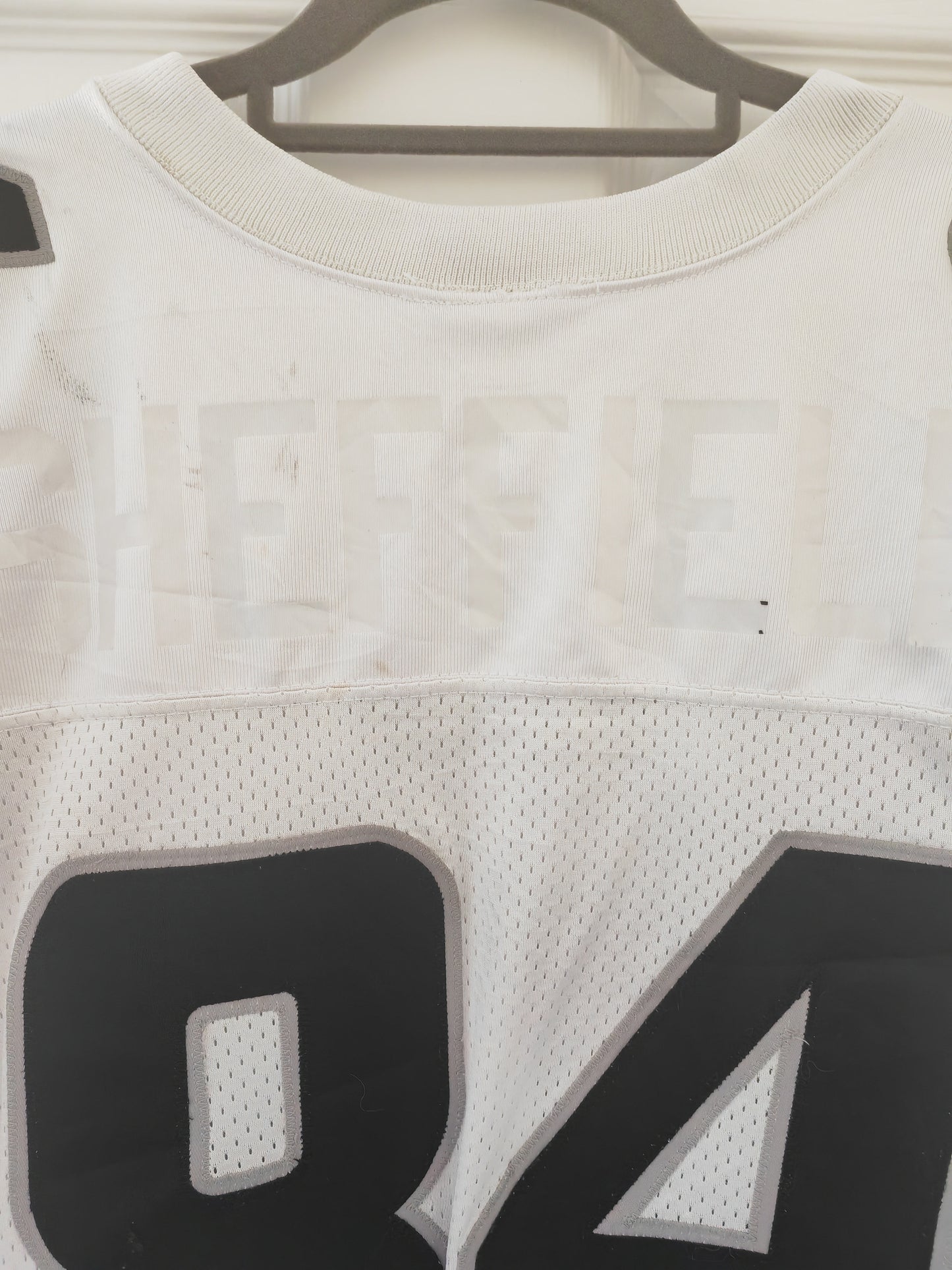 Wilson Peoria Pirates Game Worn Arena Football Jersey, #84 Sheffield, 46 M/L