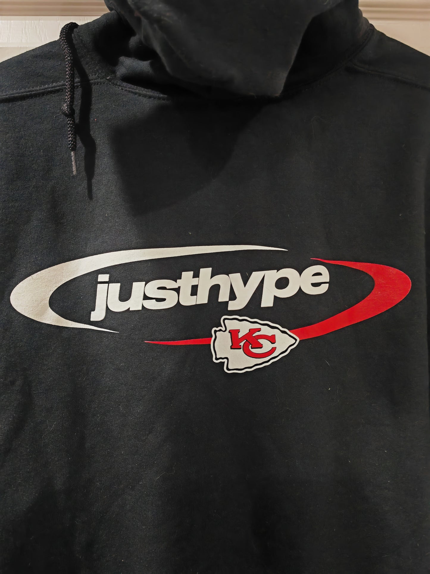 NFL Just Hype Kansas City Chiefs Pullover Hoodie, Black, Size XL