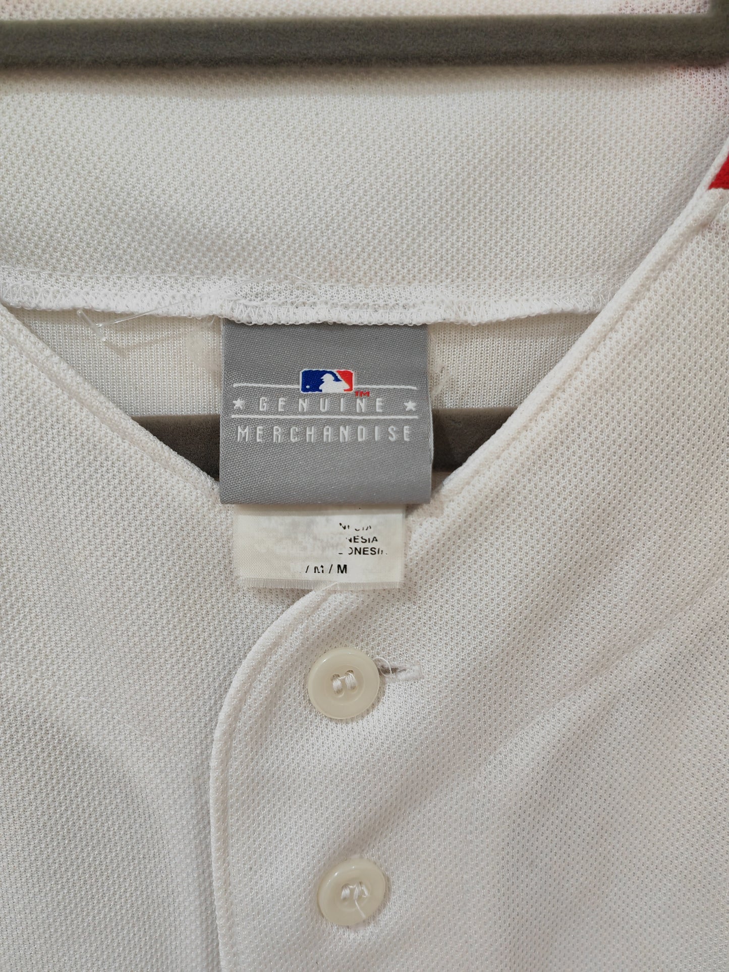 MLB Philadelphia Phillies Baseball Jersey, #8 Vinctorino, White/Red, Size Medium