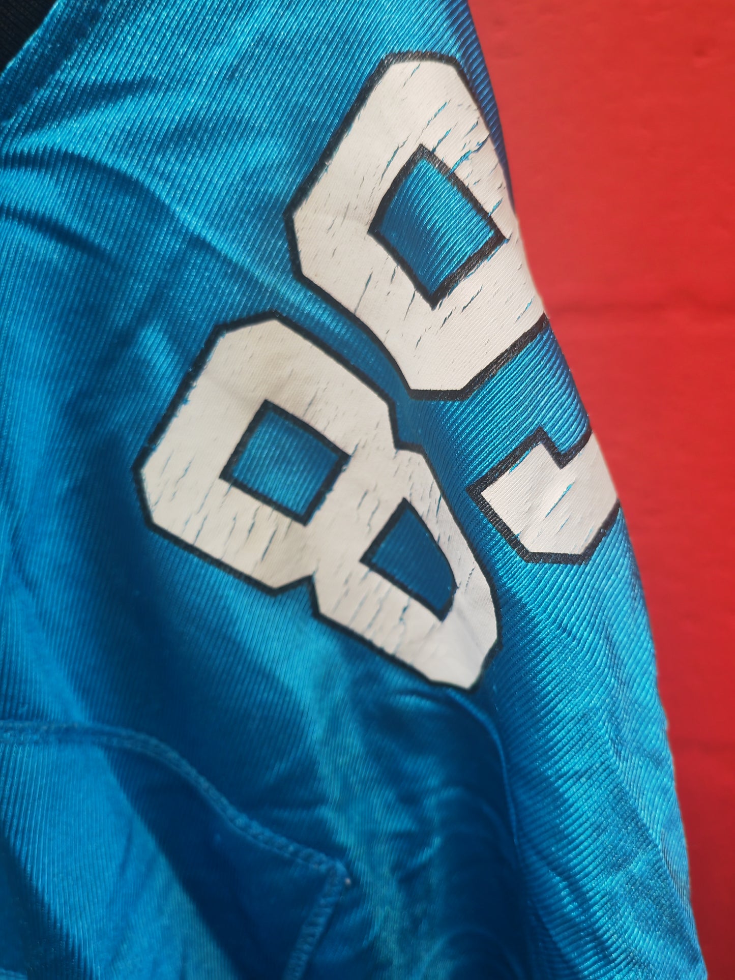 Reebok Carolina Panthers NFL Jersey, #89 Smith, Blue, Size Large