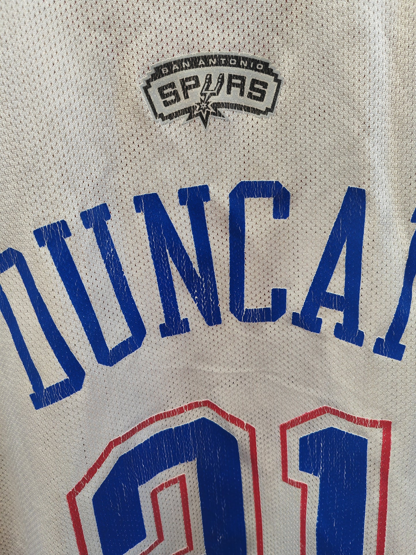 Reebok 2004 NBA West All Star Jersey, #21 Duncan, White, Size XL