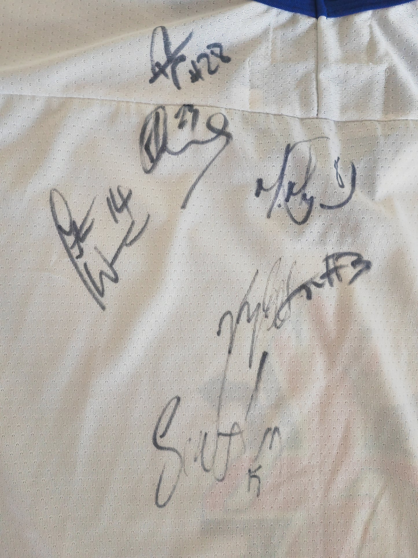 VS Factory Great Britain Ice Hockey Signed IIHF Jersey, White, Size Small