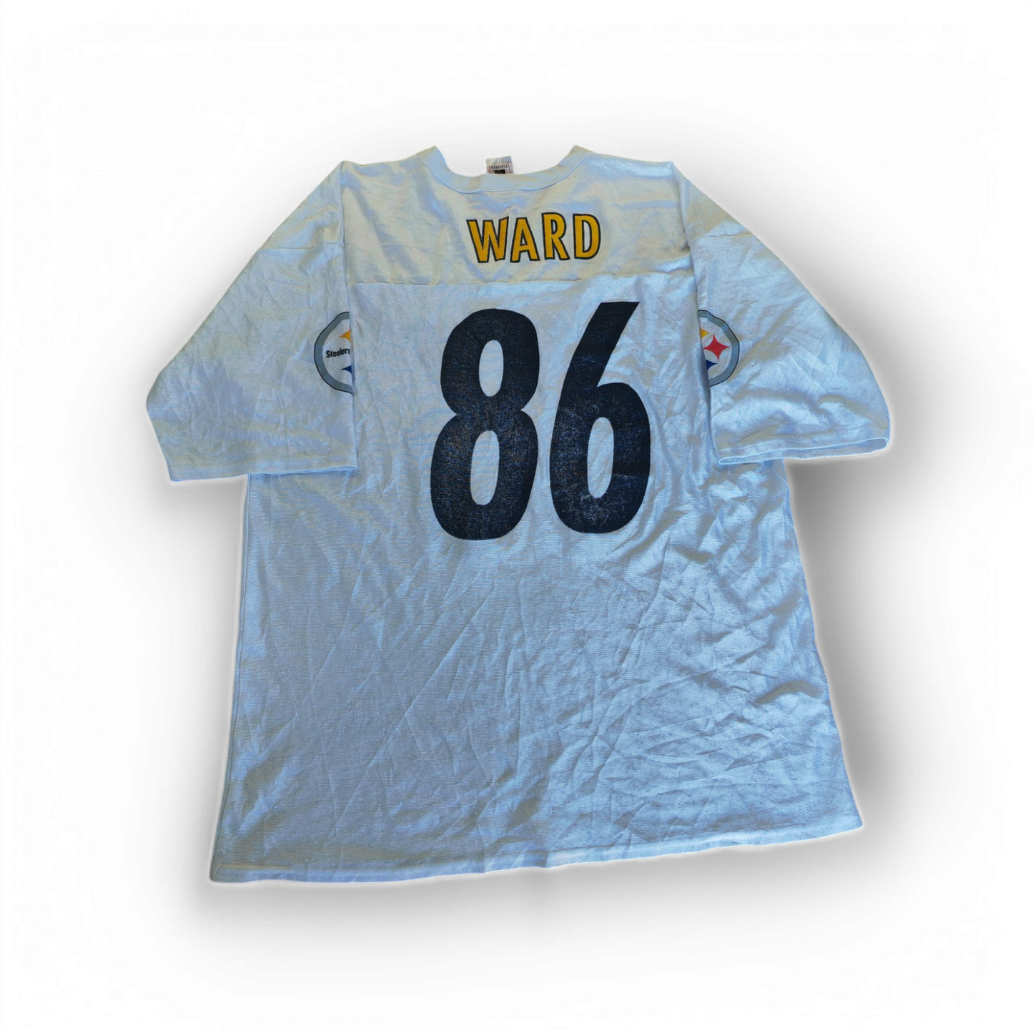 NFL Pittsburgh Steelers Jersey, #86 Ward, White, Size XL