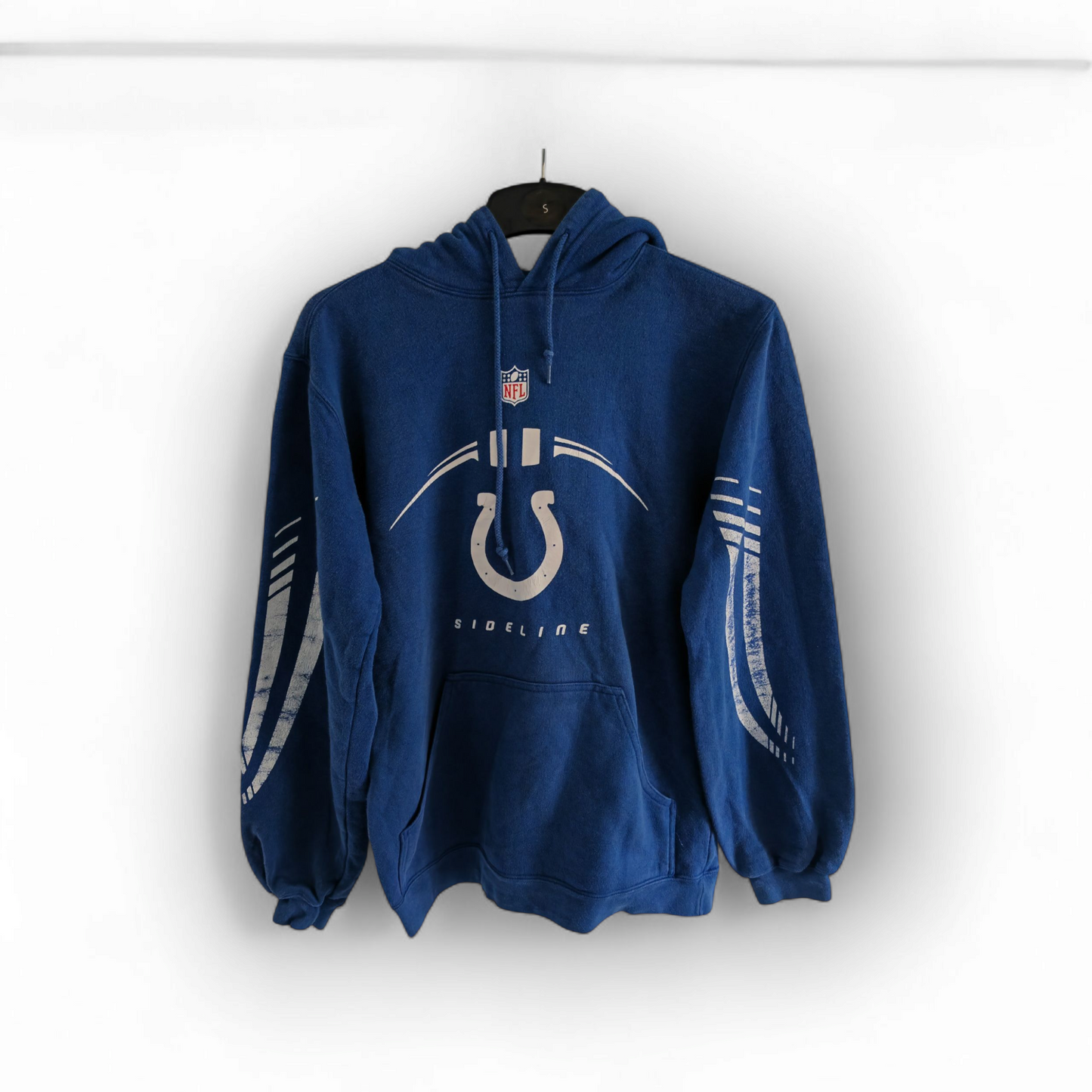 Reebok Indianapolis Colts NFL Sideline Pullover Hoodie, Blue, Size Small