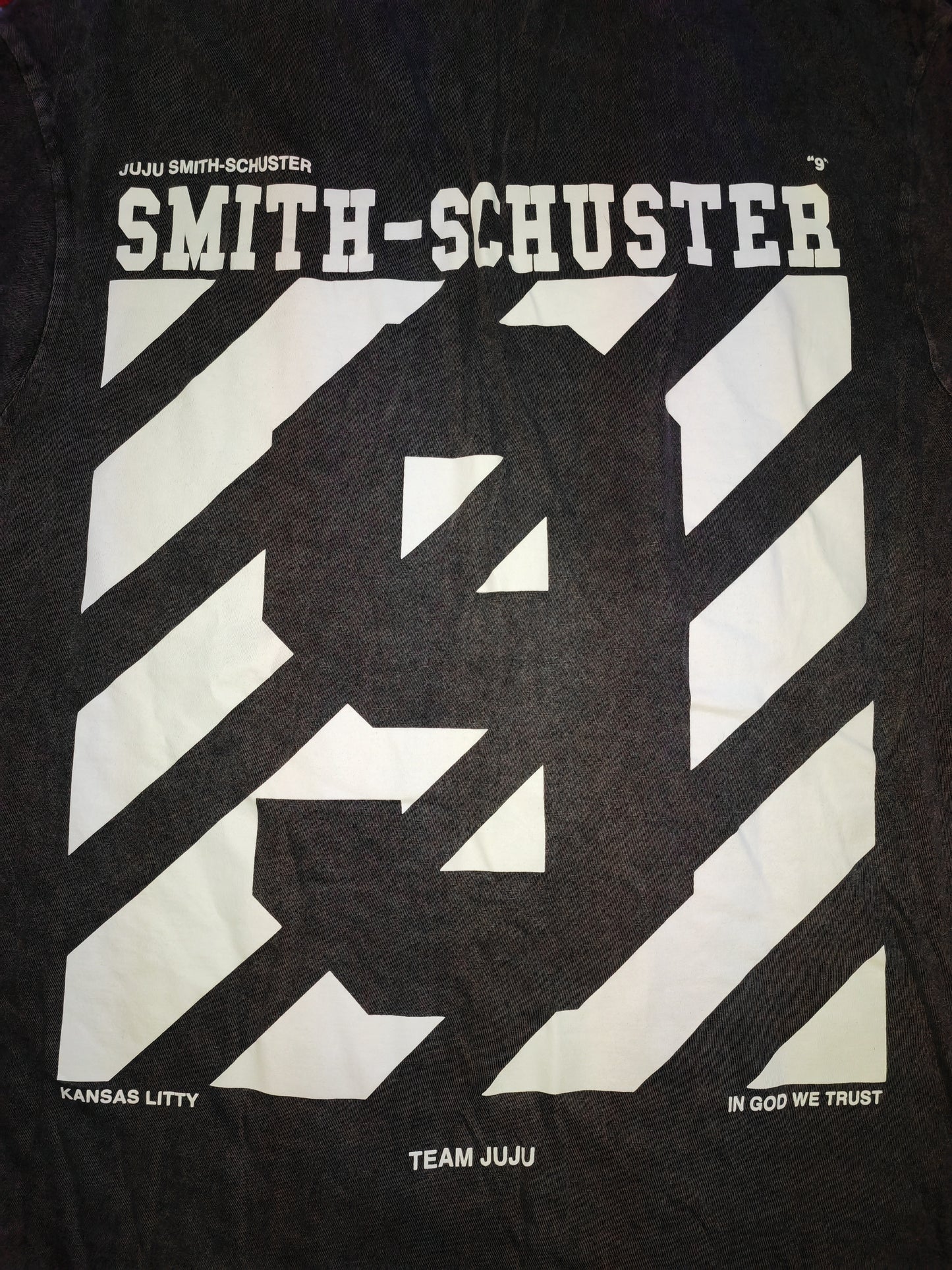 JuJu, Team JuJu Smith-Schuster Short Sleeve T Shirt, Grey, Size Large